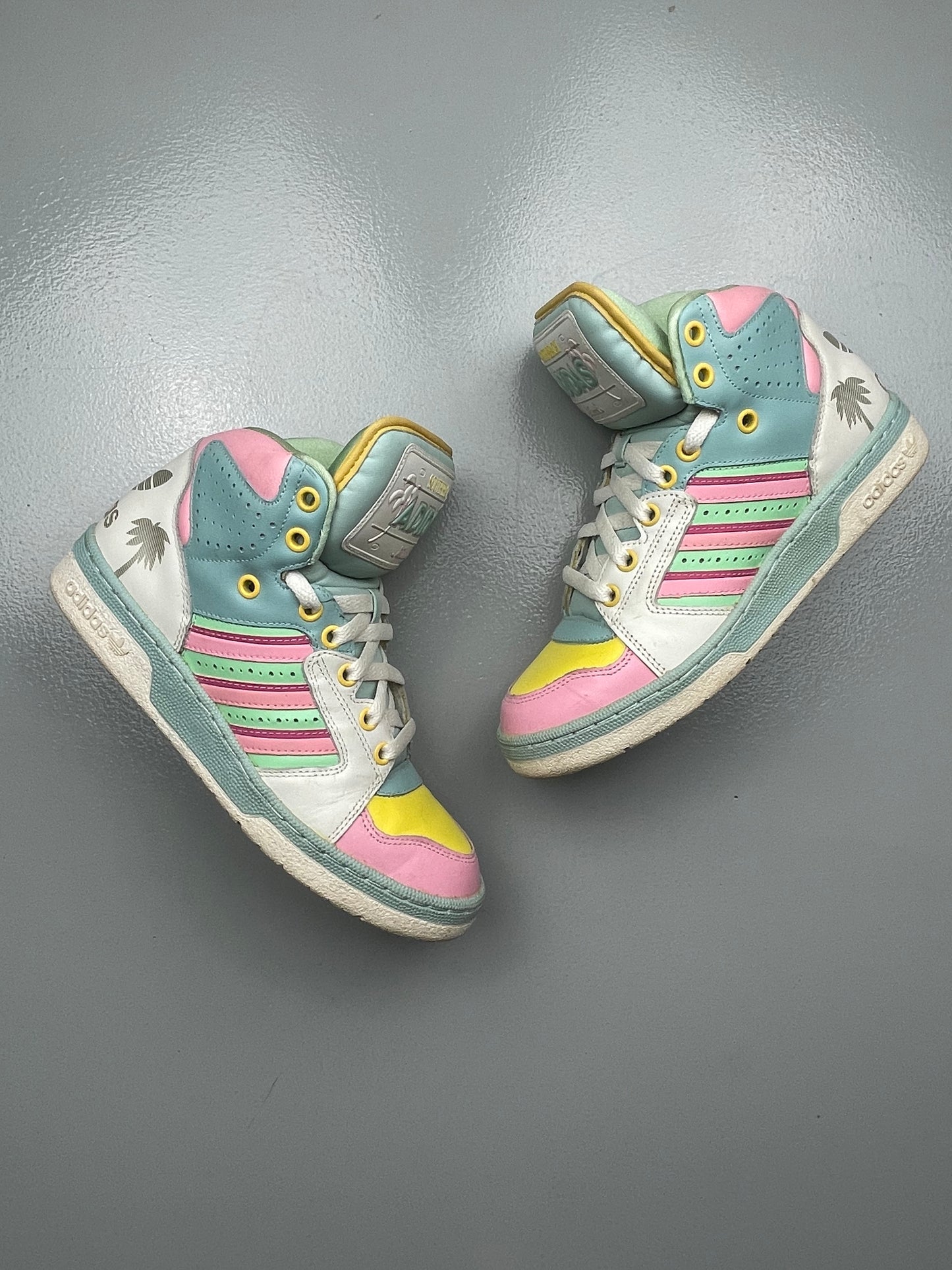 adidas Originals by Jeremy Scott A/W 2013 JS License Plate Miami - size 38 2/3