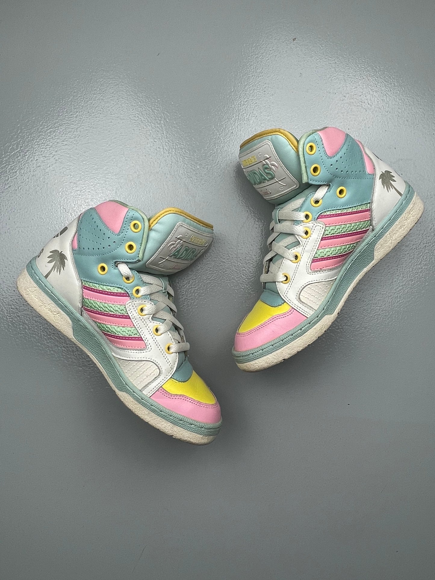 adidas Originals by Jeremy Scott A/W 2013 JS License Plate Miami - size 38 2/3