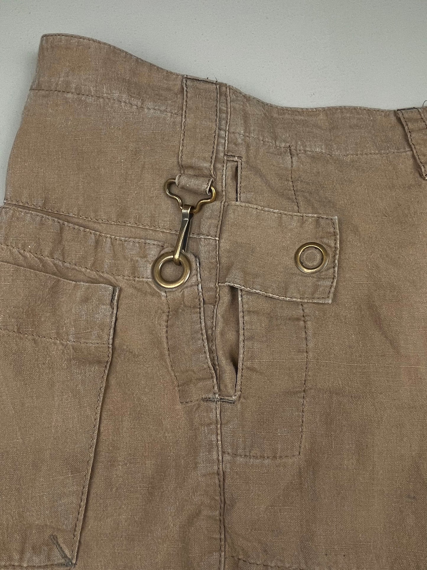 Y's linen and ramie cargo pants - unisex size 3