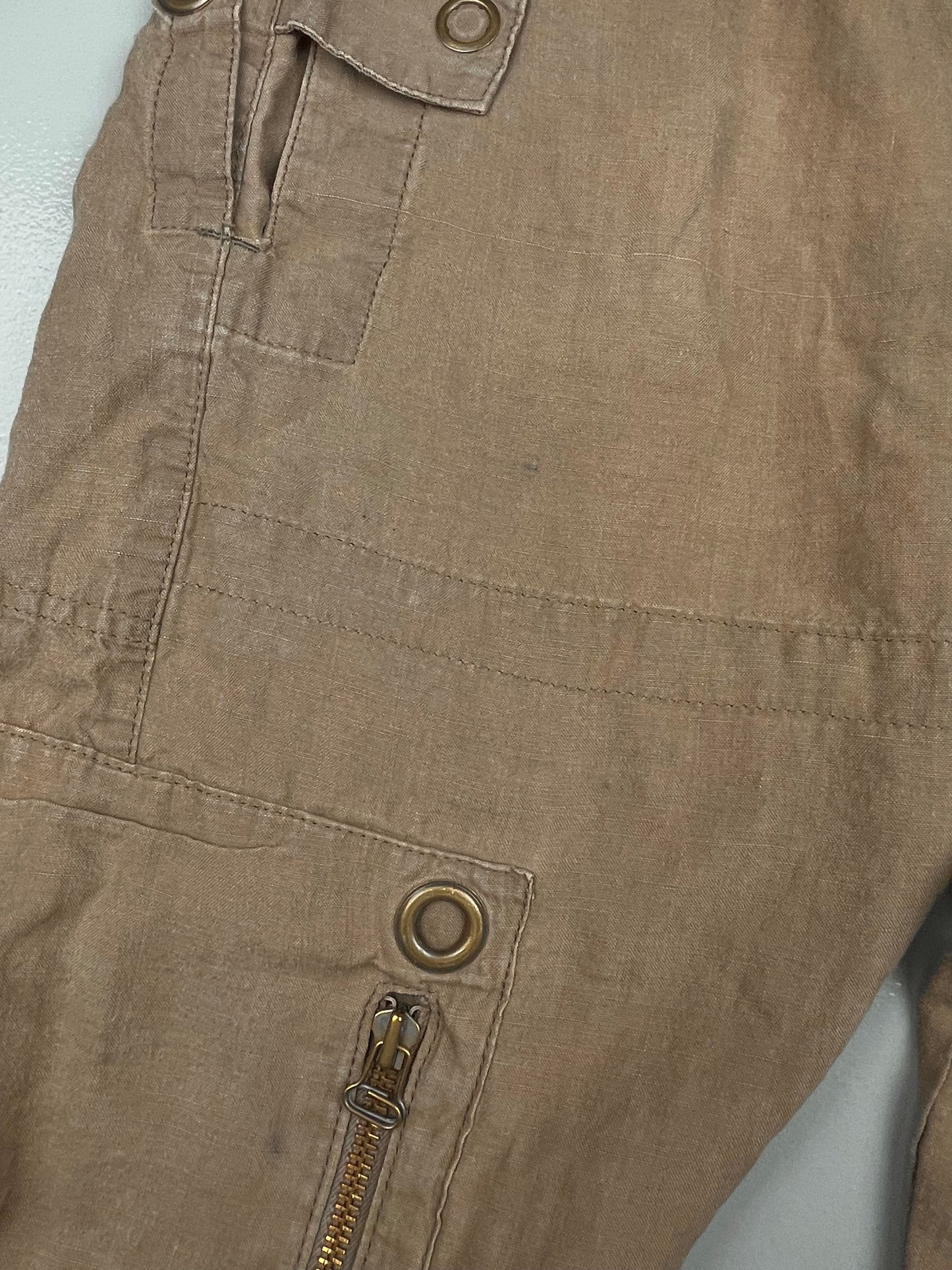 Y's linen and ramie cargo pants - unisex size 3