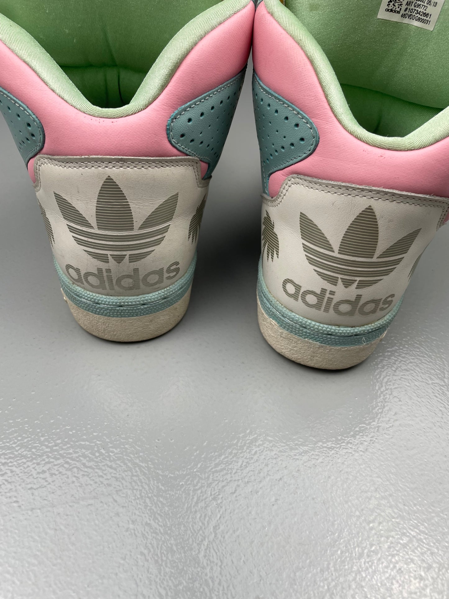 adidas Originals by Jeremy Scott A/W 2013 JS License Plate Miami - size 38 2/3