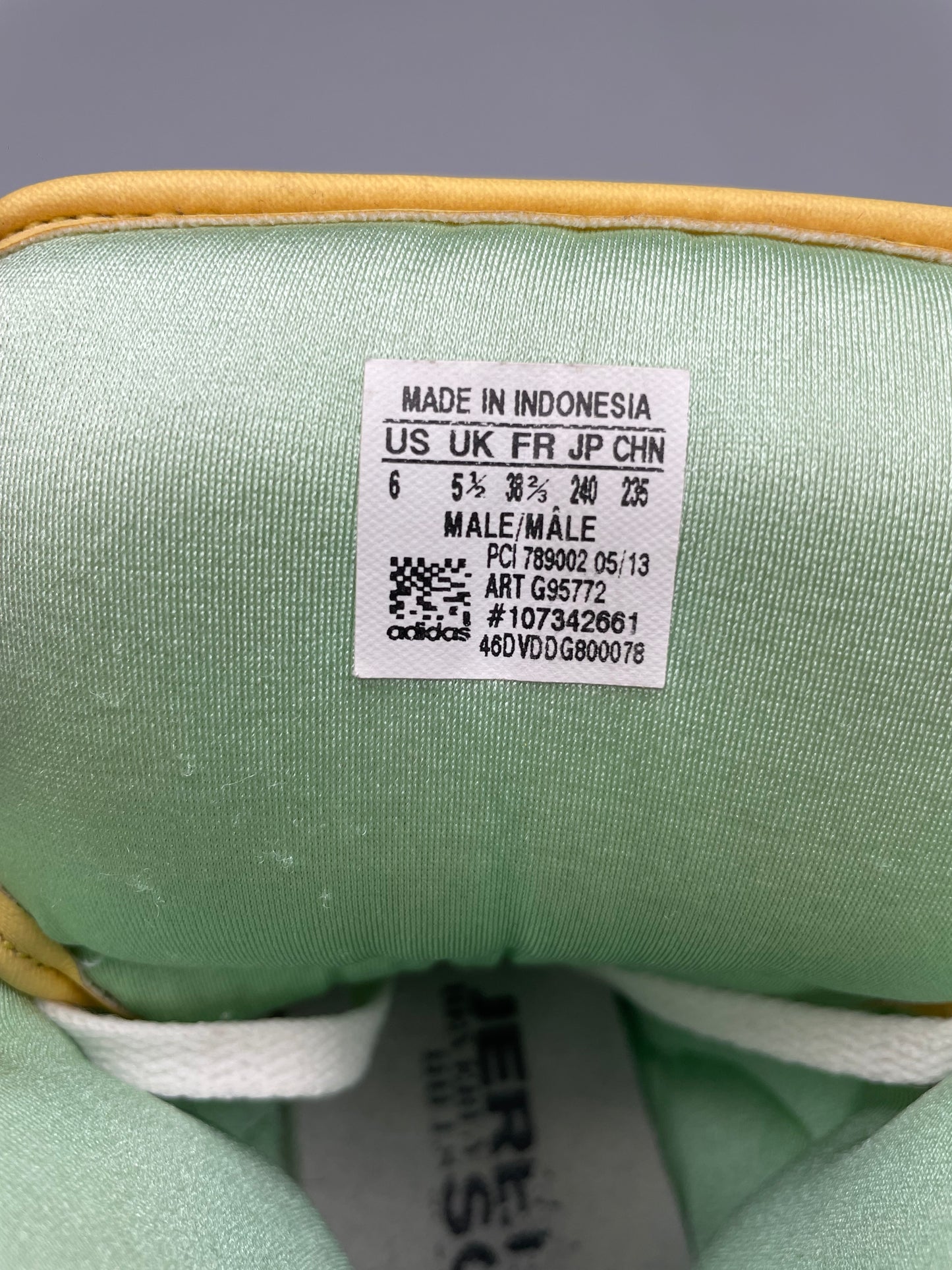 adidas Originals by Jeremy Scott A/W 2013 JS License Plate Miami - size 38 2/3