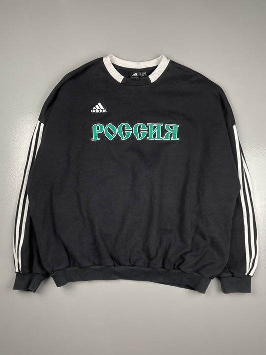 adidas X Gosha Rubchinskiy A/W 2018 "Russia" crewneck (black) - size XL