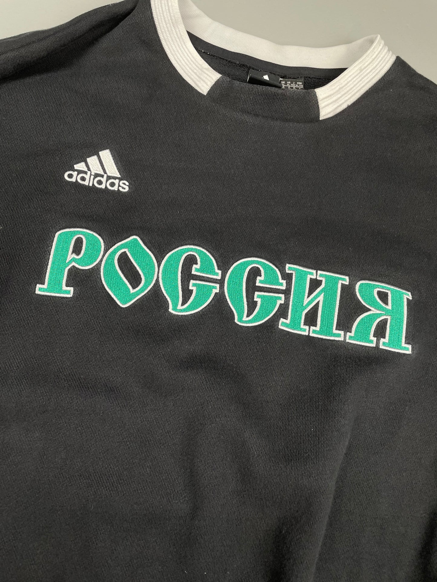 adidas X Gosha Rubchinskiy A/W 2018 "Russia" crewneck (black) - size XL