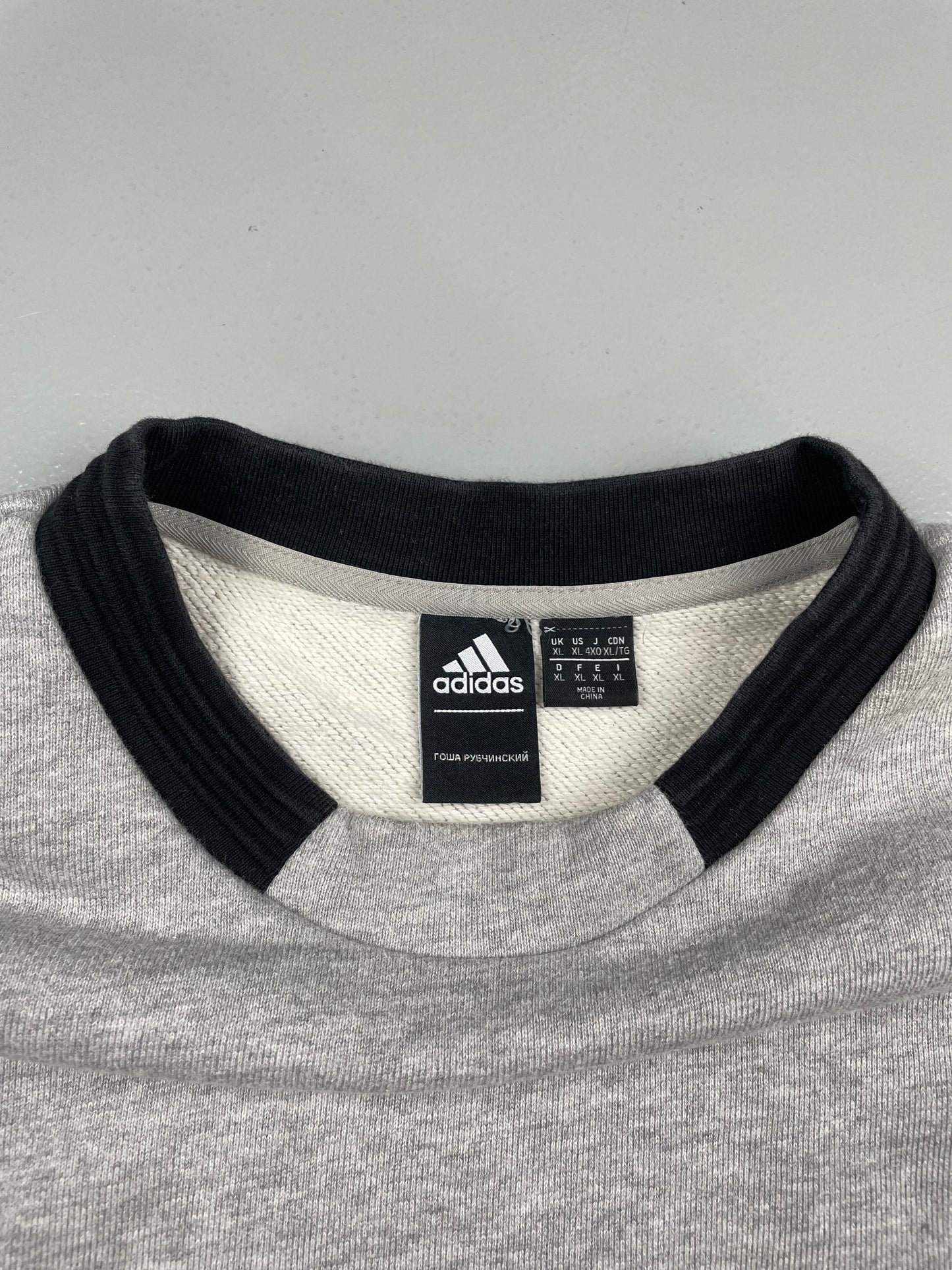 adidas X Gosha Rubchinskiy A/W 2018 "Russia" crewneck (grey) - size XL