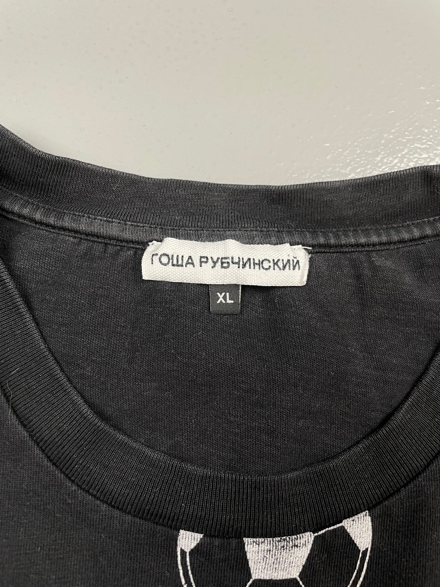 Gosha Rubchinskiy A/W 2017 football t-shirt - size XL