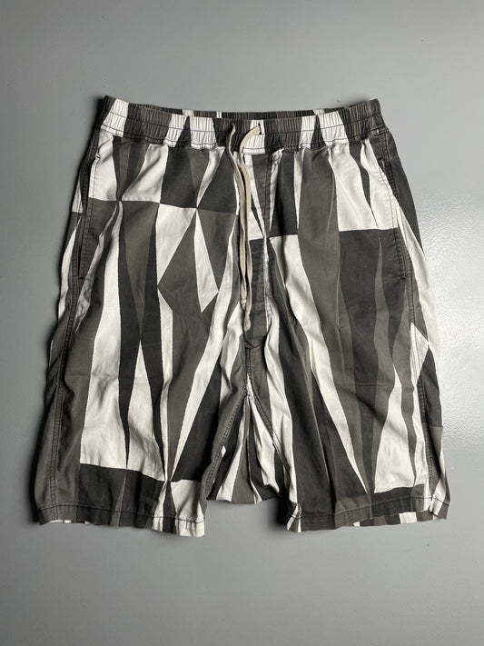 Rick Owens DRKSHDW S/S 2014 geometric shorts - size M