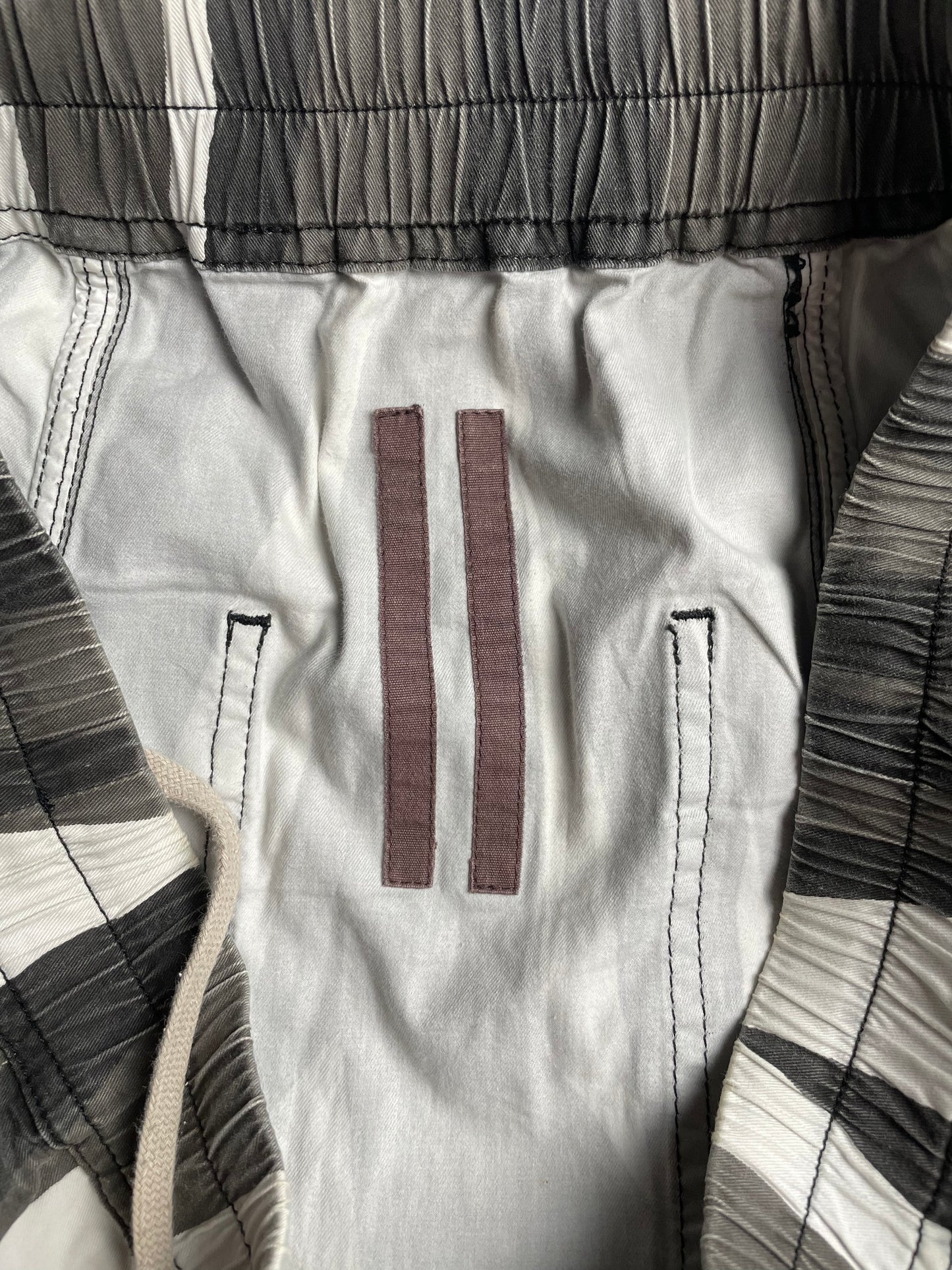Rick Owens DRKSHDW S/S 2014 geometric shorts - size M