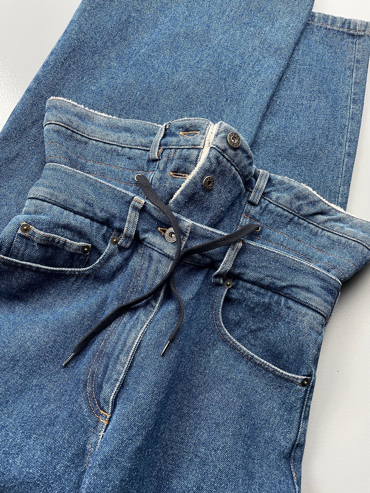 Y/Project double waist sherpa jeans - women's size 36