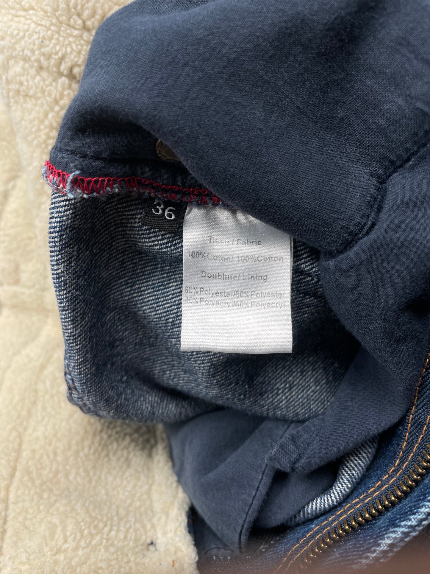 Y/Project double waist sherpa jeans - women's size 36
