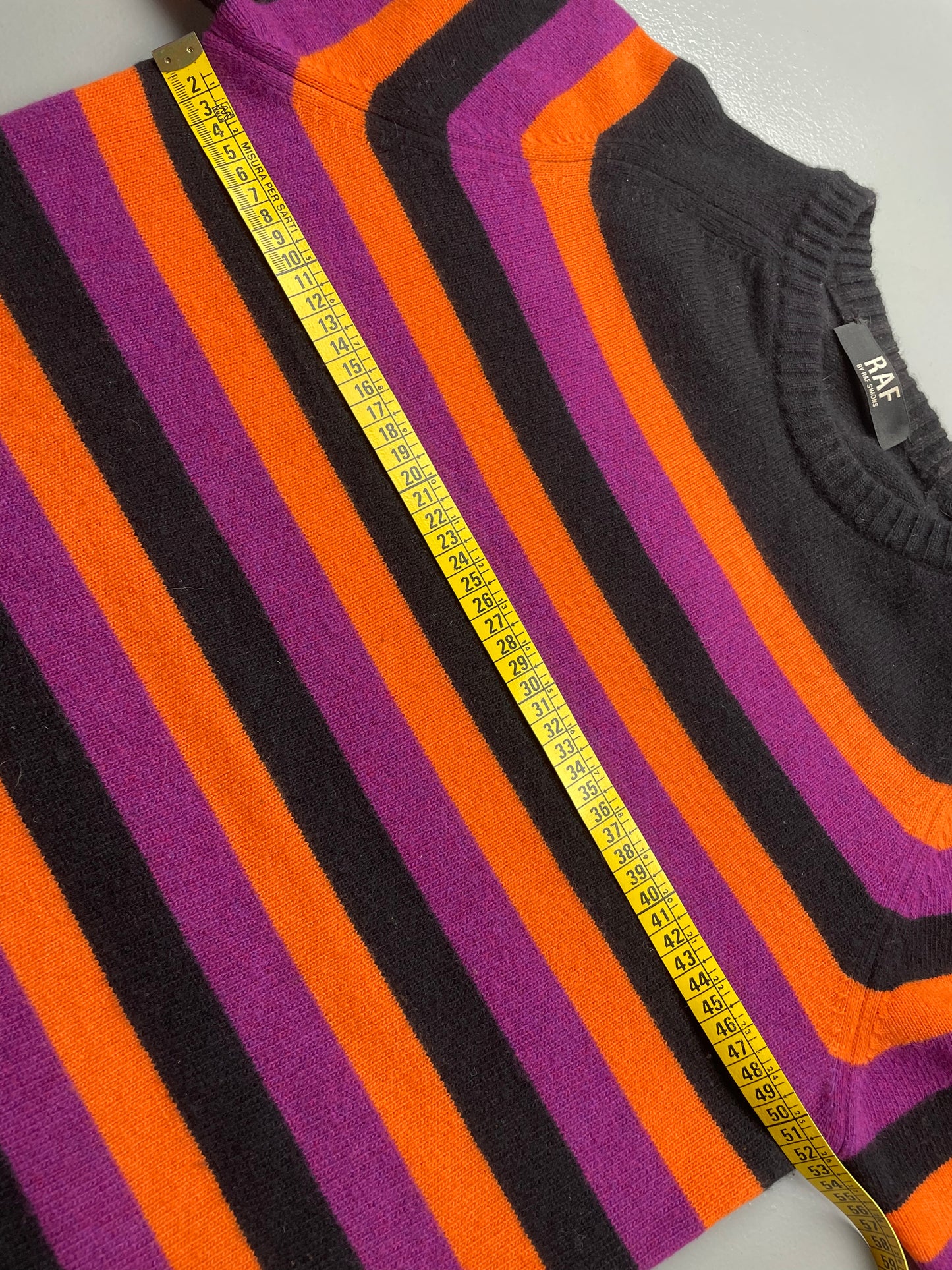 RAF by Raf Simons A/W 2010 striped sweater