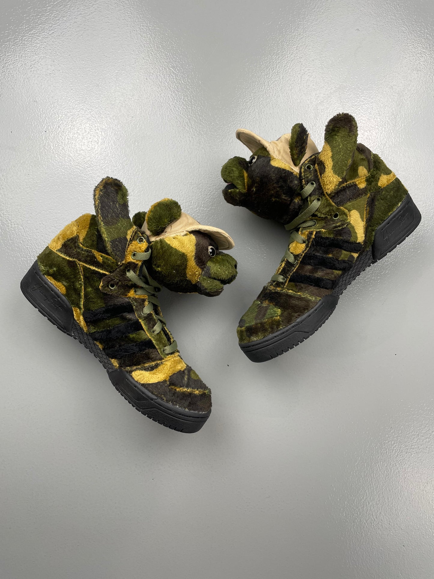 adidas Originals by Jeremy Scott S/S 2013 JS Camo Bear - size 40 2/3