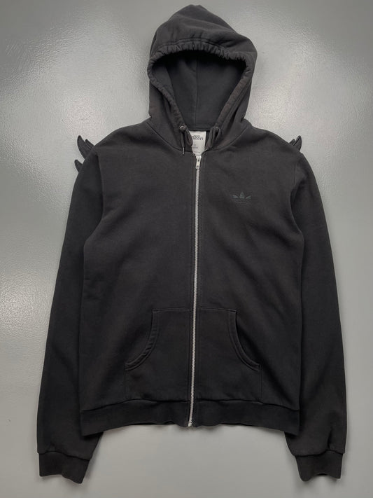 adidas Originals by Jeremy Scott A/W 2010 winged hoodie (black) - size M