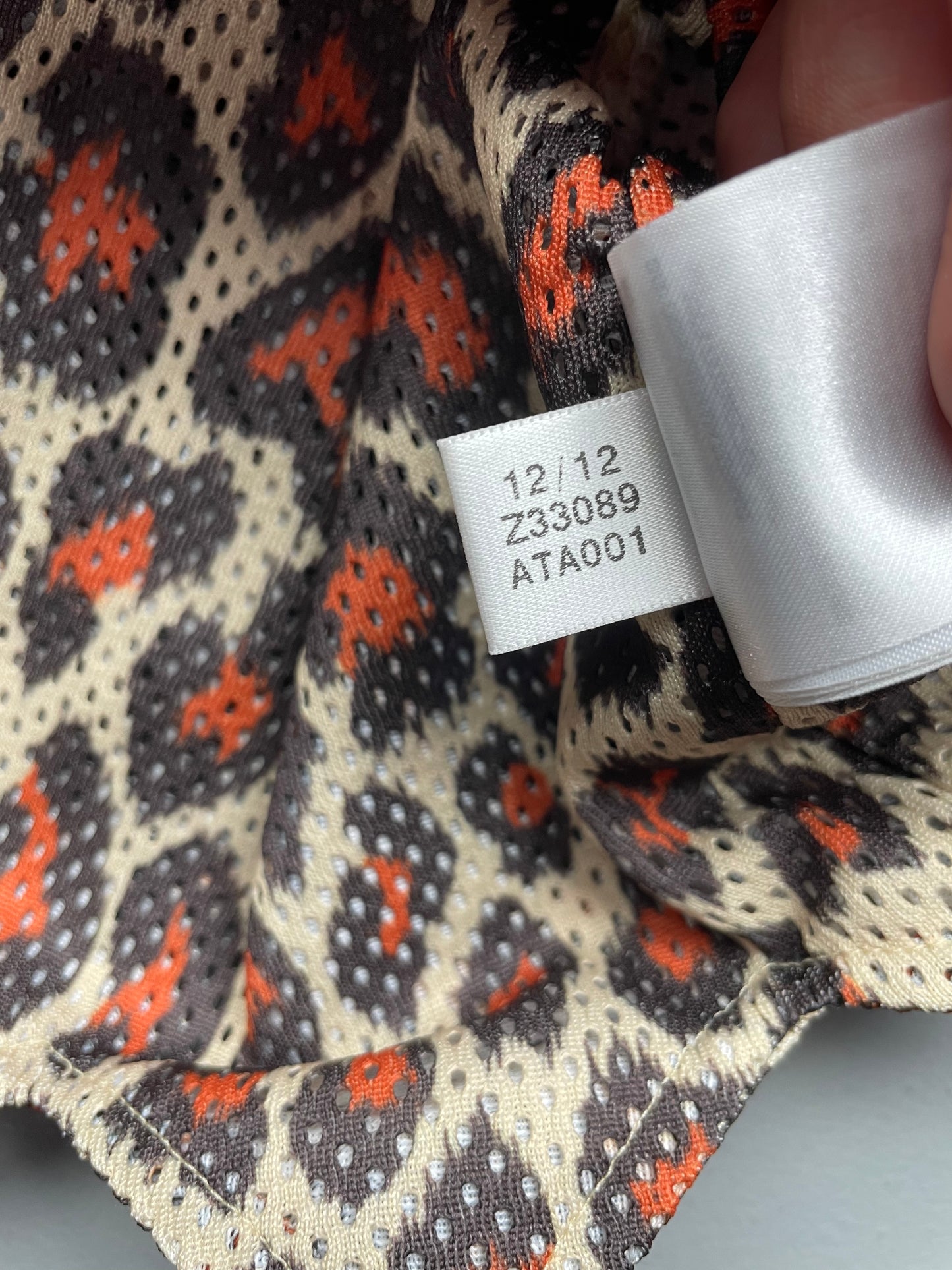 adidas Originals by Jeremy Scott custom S/S 2013 women's leopard jersey top