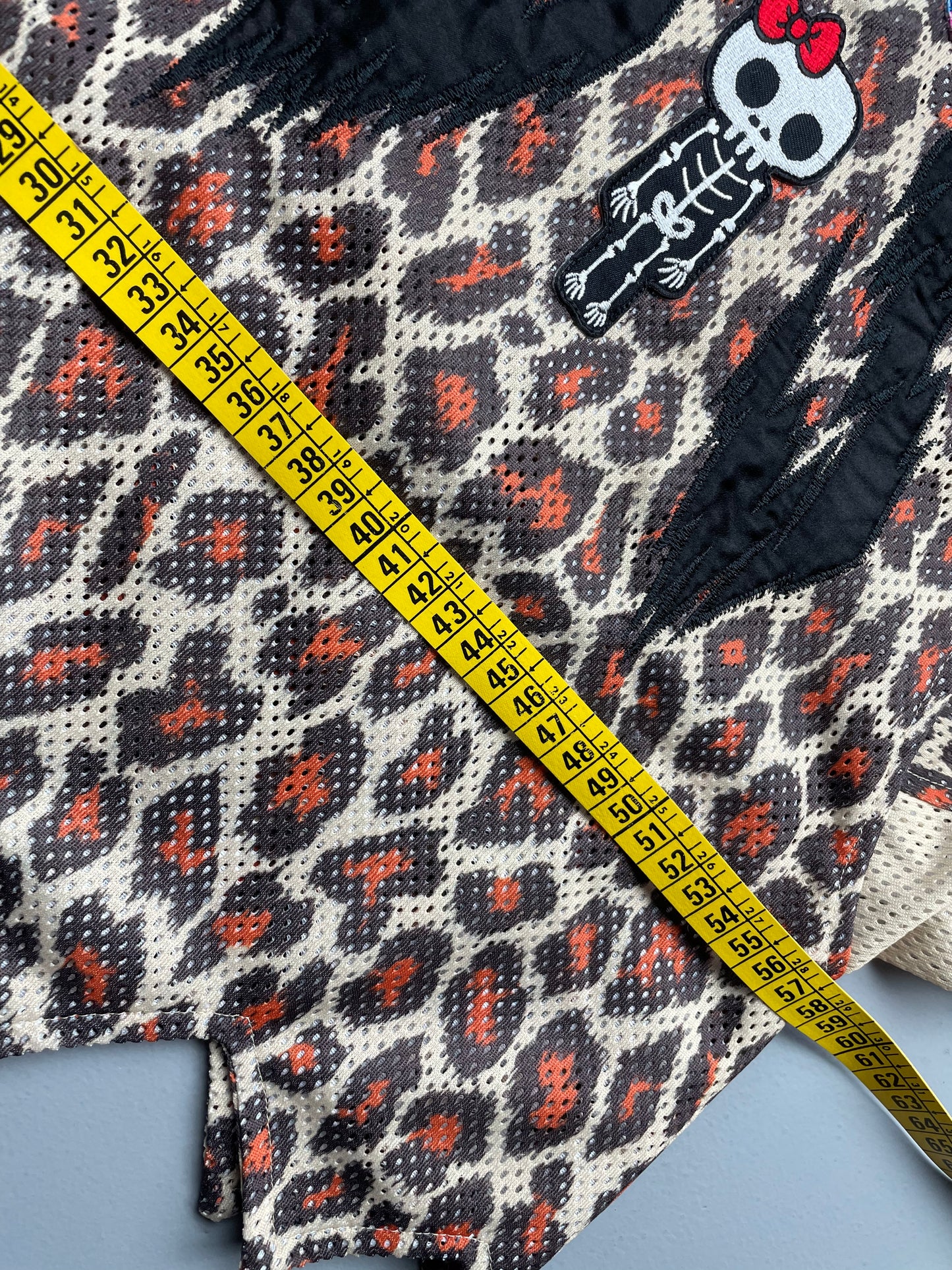 adidas Originals by Jeremy Scott custom S/S 2013 women's leopard jersey top