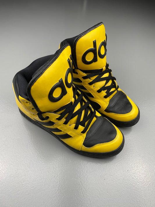 Adidas X Jeremy Scott S/S 2012 JS Instinct Hi (black/yellow) - size 44