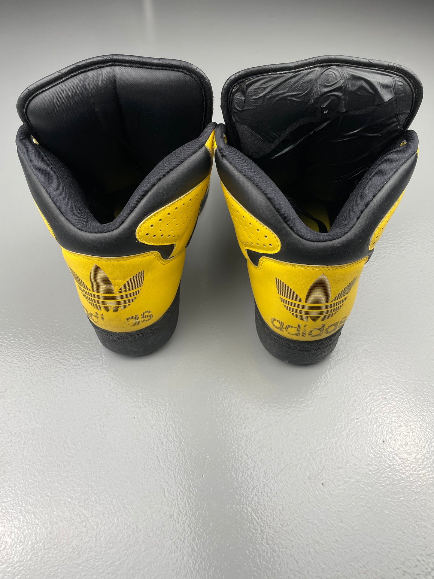 Adidas X Jeremy Scott S/S 2012 JS Instinct Hi (black/yellow) - size 44
