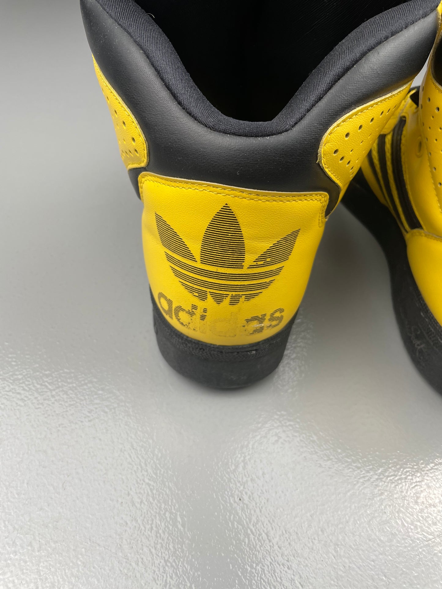 Adidas X Jeremy Scott S/S 2012 JS Instinct Hi (black/yellow) - size 44