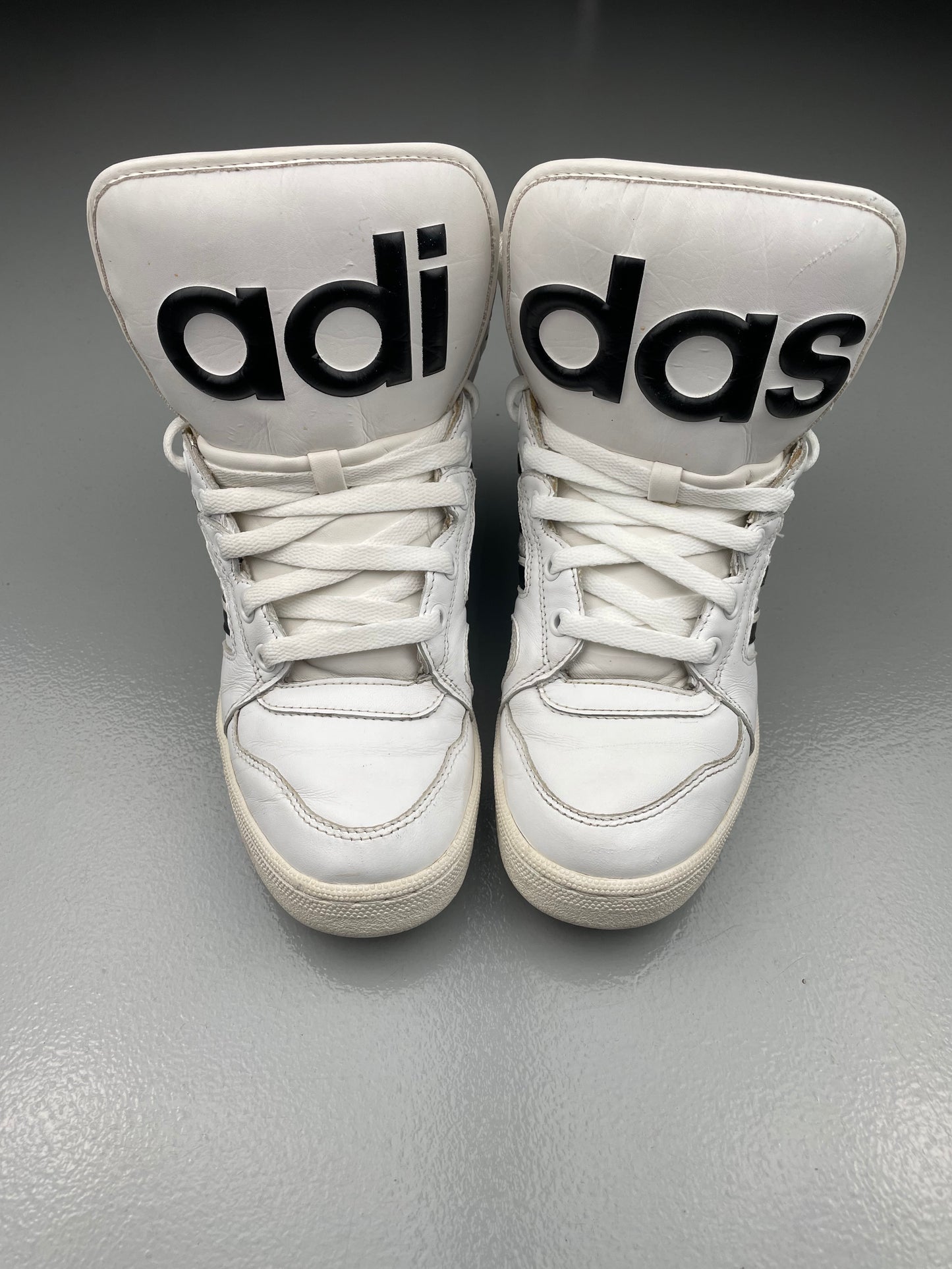 adidas Originals by Jeremy Scott S/S 2012 JS Instinct Hi (white) - size 39 1/3