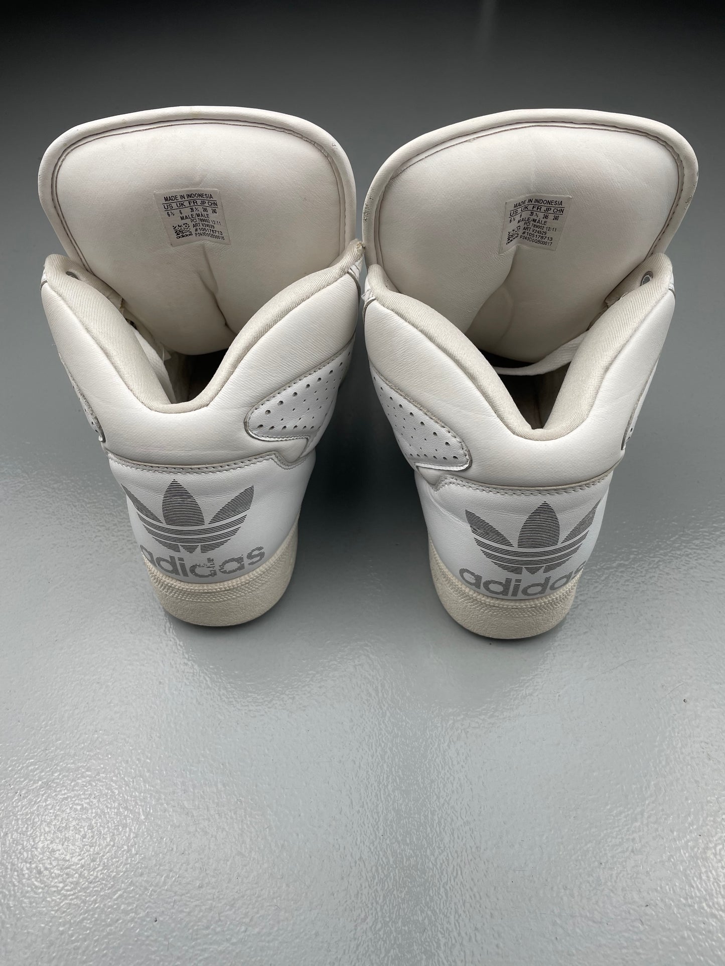 adidas Originals by Jeremy Scott S/S 2012 JS Instinct Hi (white) - size 39 1/3