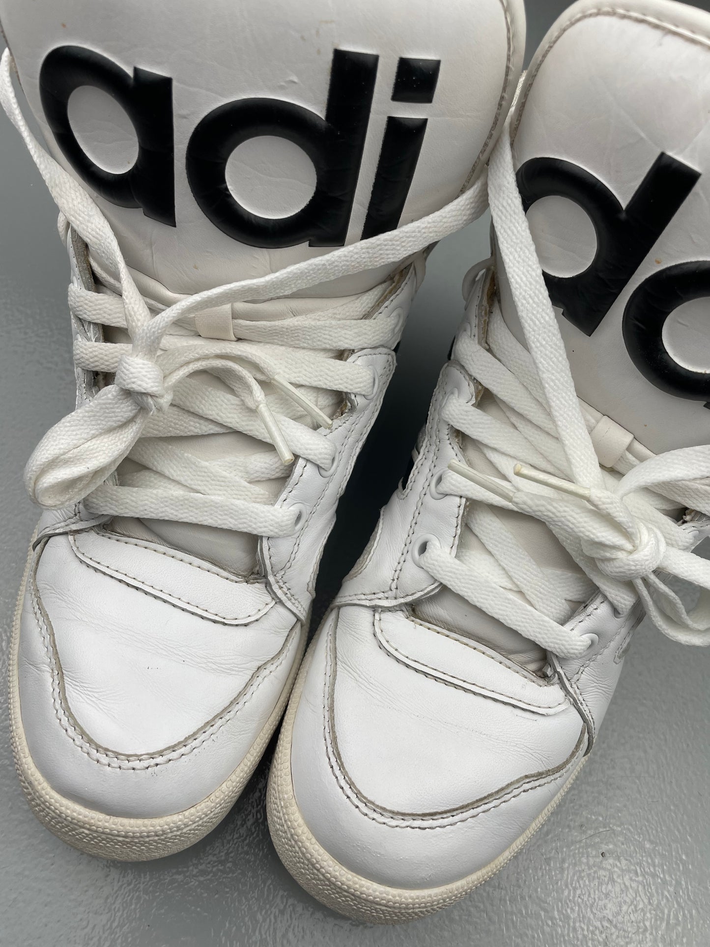 adidas Originals by Jeremy Scott S/S 2012 JS Instinct Hi (white) - size 39 1/3