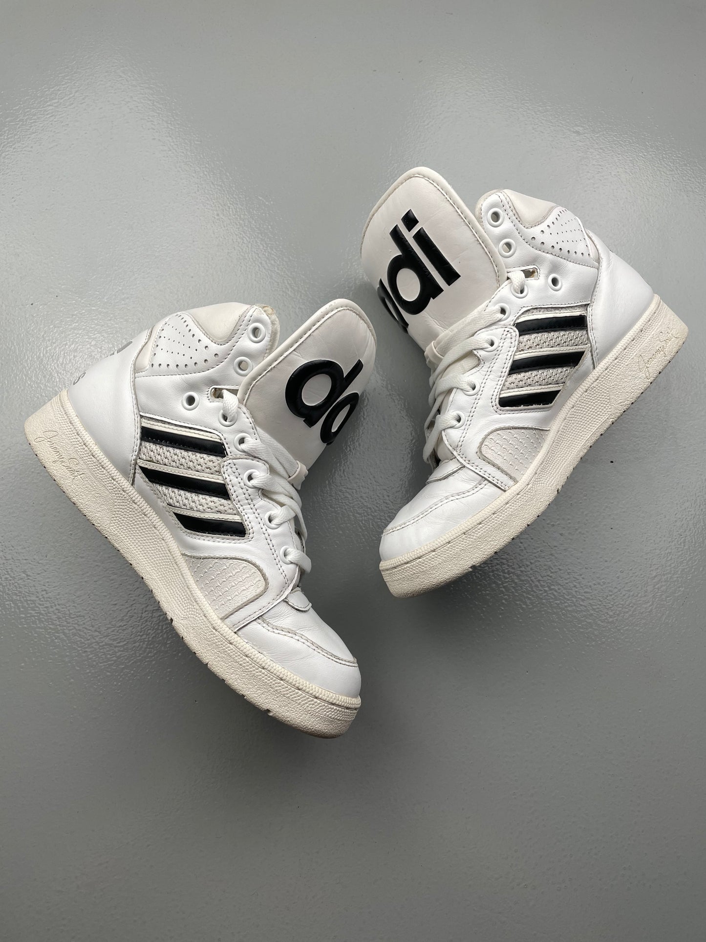 adidas Originals by Jeremy Scott S/S 2012 JS Instinct Hi (white) - size 39 1/3