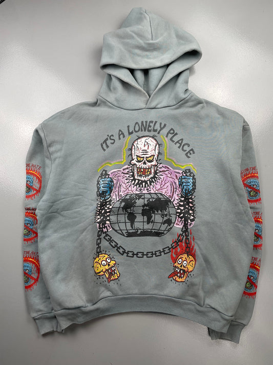 YEEZY Season 6 Kanye West X XXXTENTACION Glacier hoodie - size L