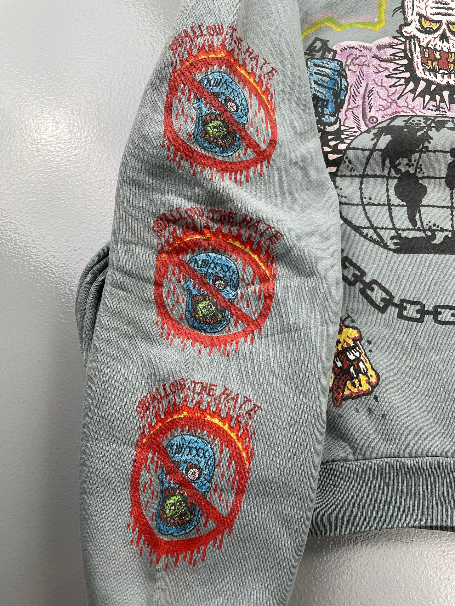 YEEZY Season 6 Kanye West X XXXTENTACION Glacier hoodie - size L