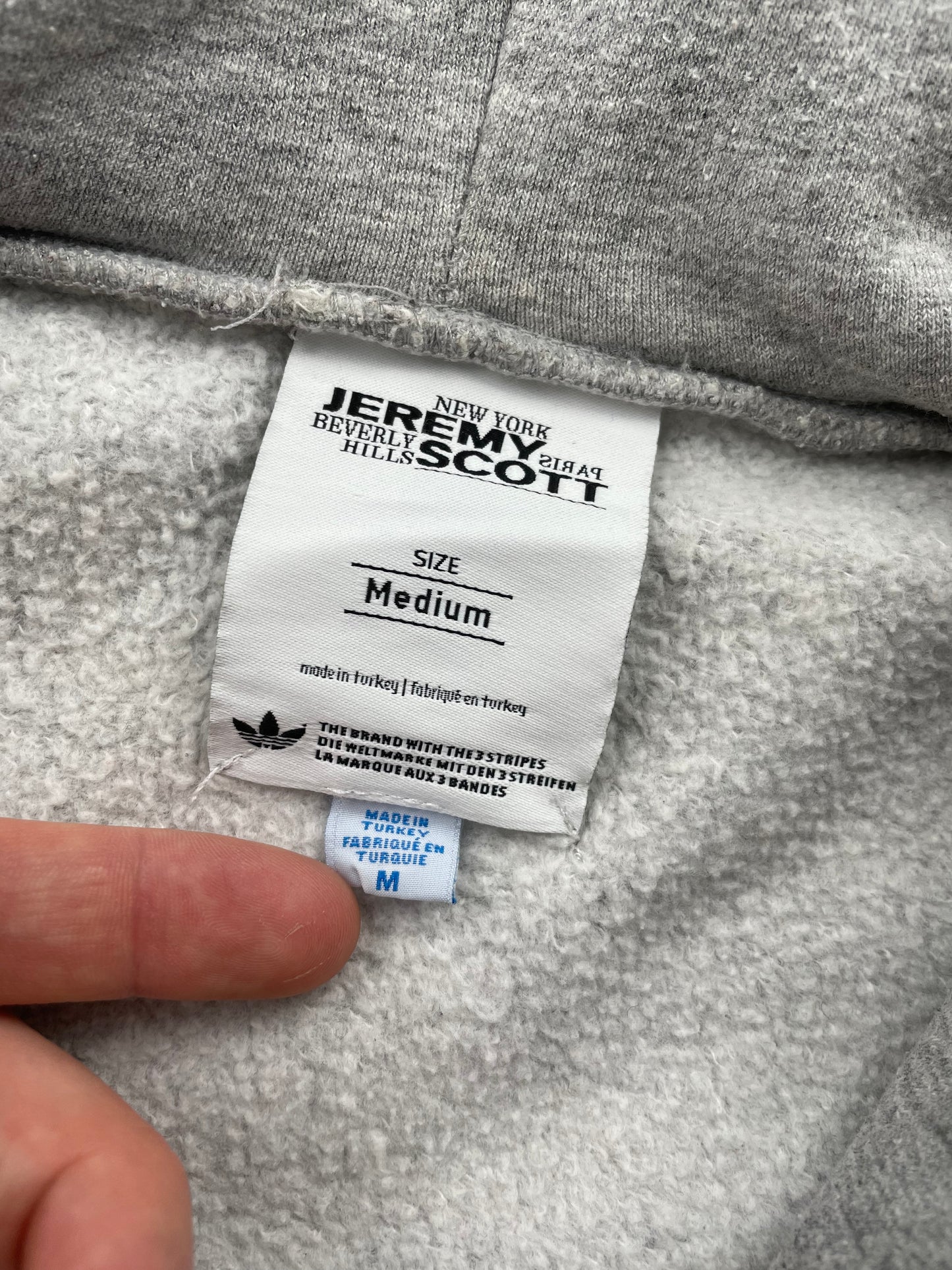 adidas Originals by Jeremy Scott A/W 2011 JS Wings Hooded Sweatshirt - size M