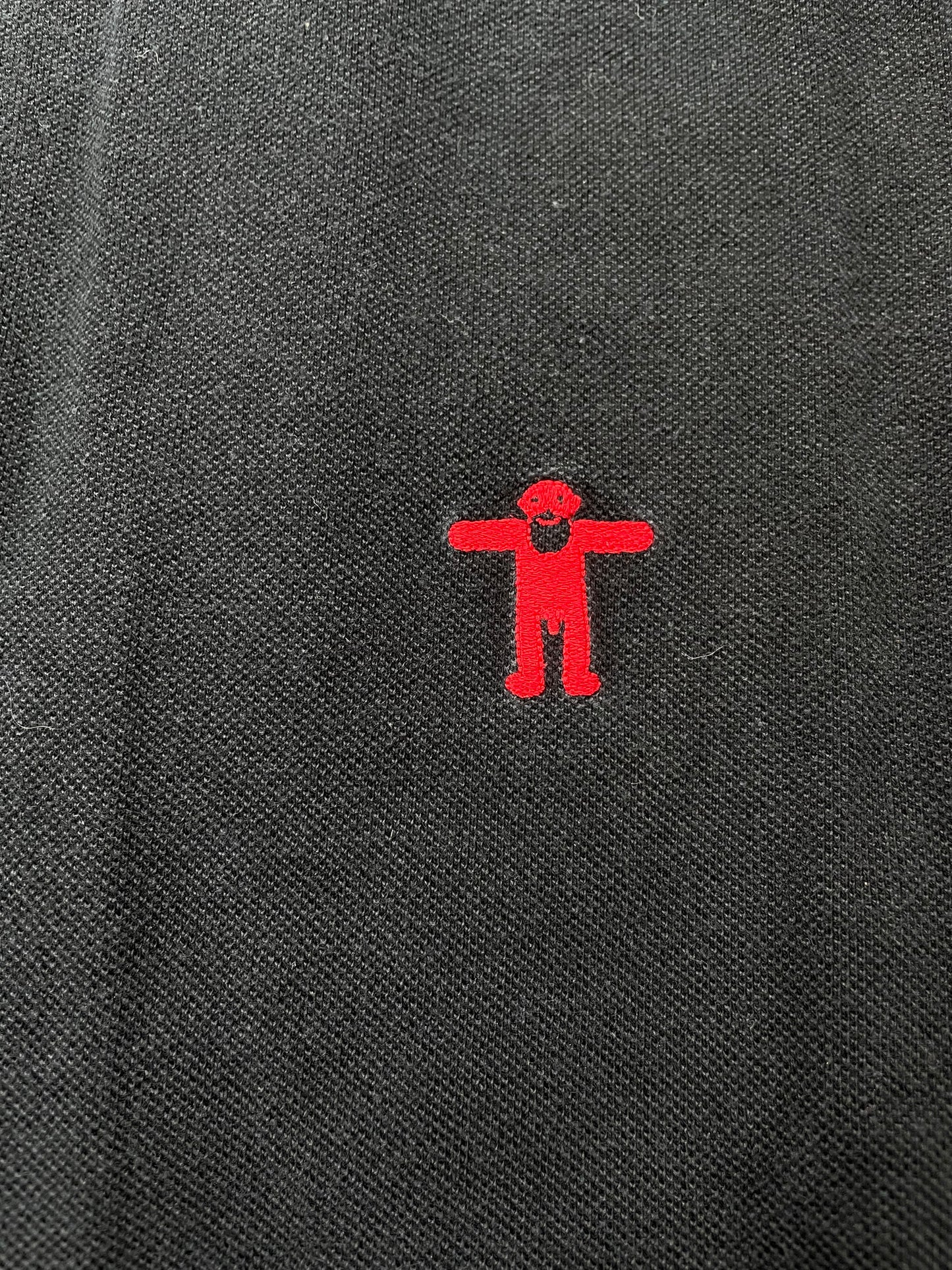 Walter Van Beirendonck embroidered long-sleeve polo - size XXL