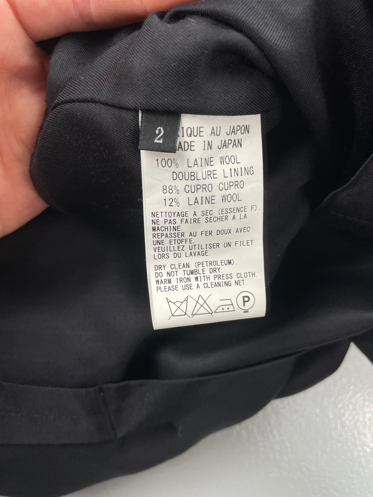 Y's waistcoat - size 2