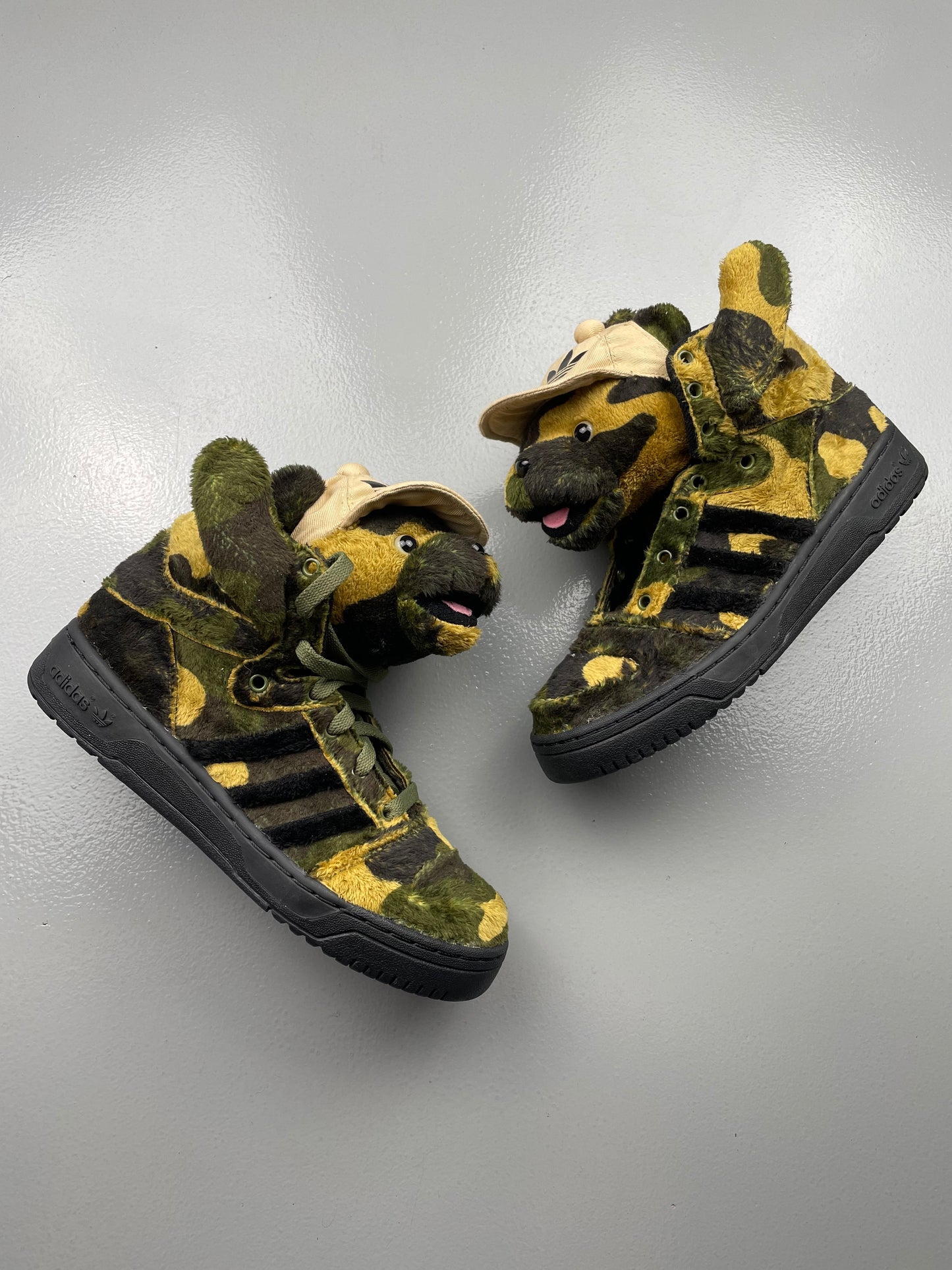 adidas Originals by Jeremy Scott S/S 2013 JS Camo Bear - size 38 2/3