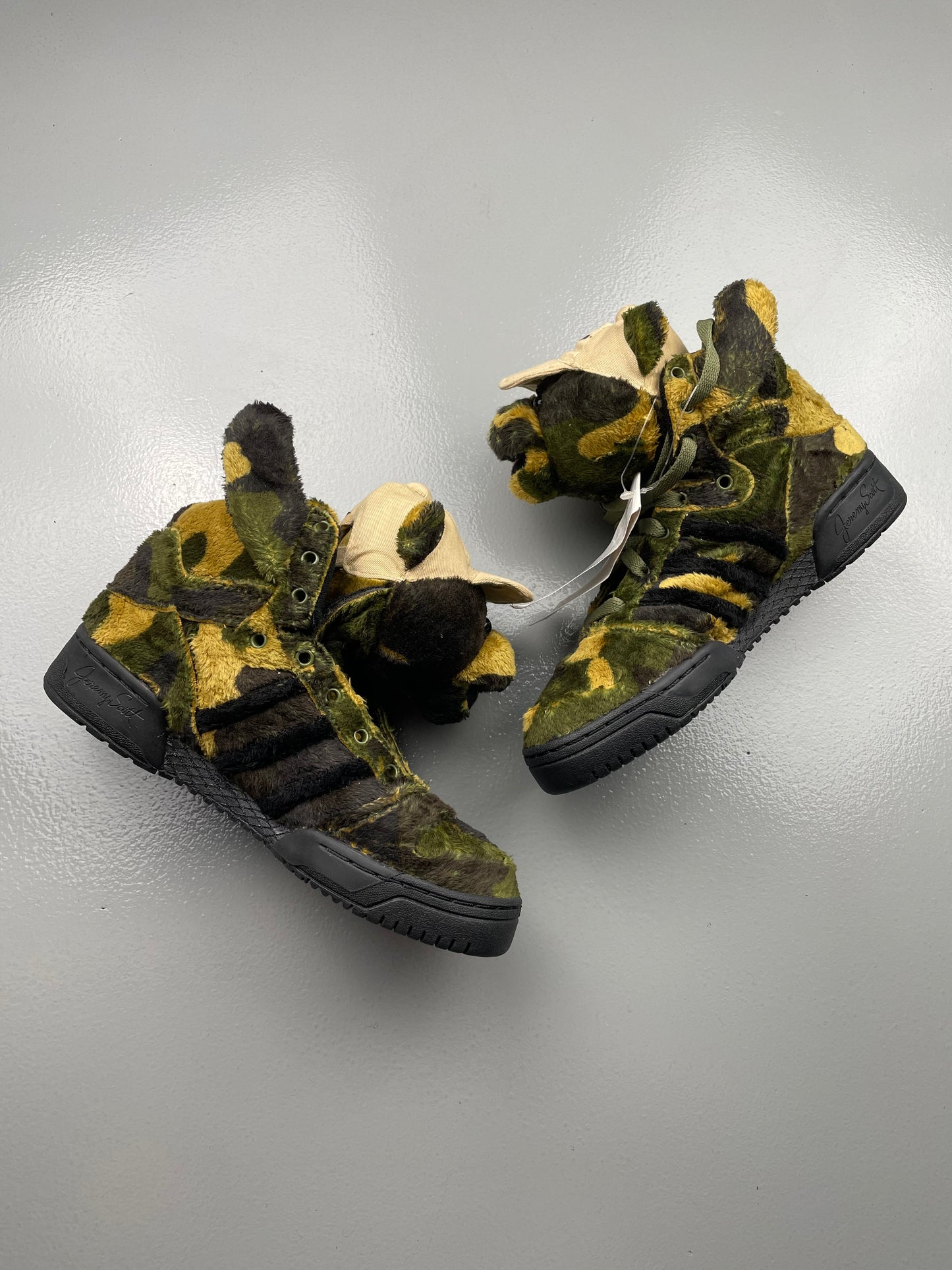 adidas Originals by Jeremy Scott S/S 2013 JS Camo Bear - size 38 2/3