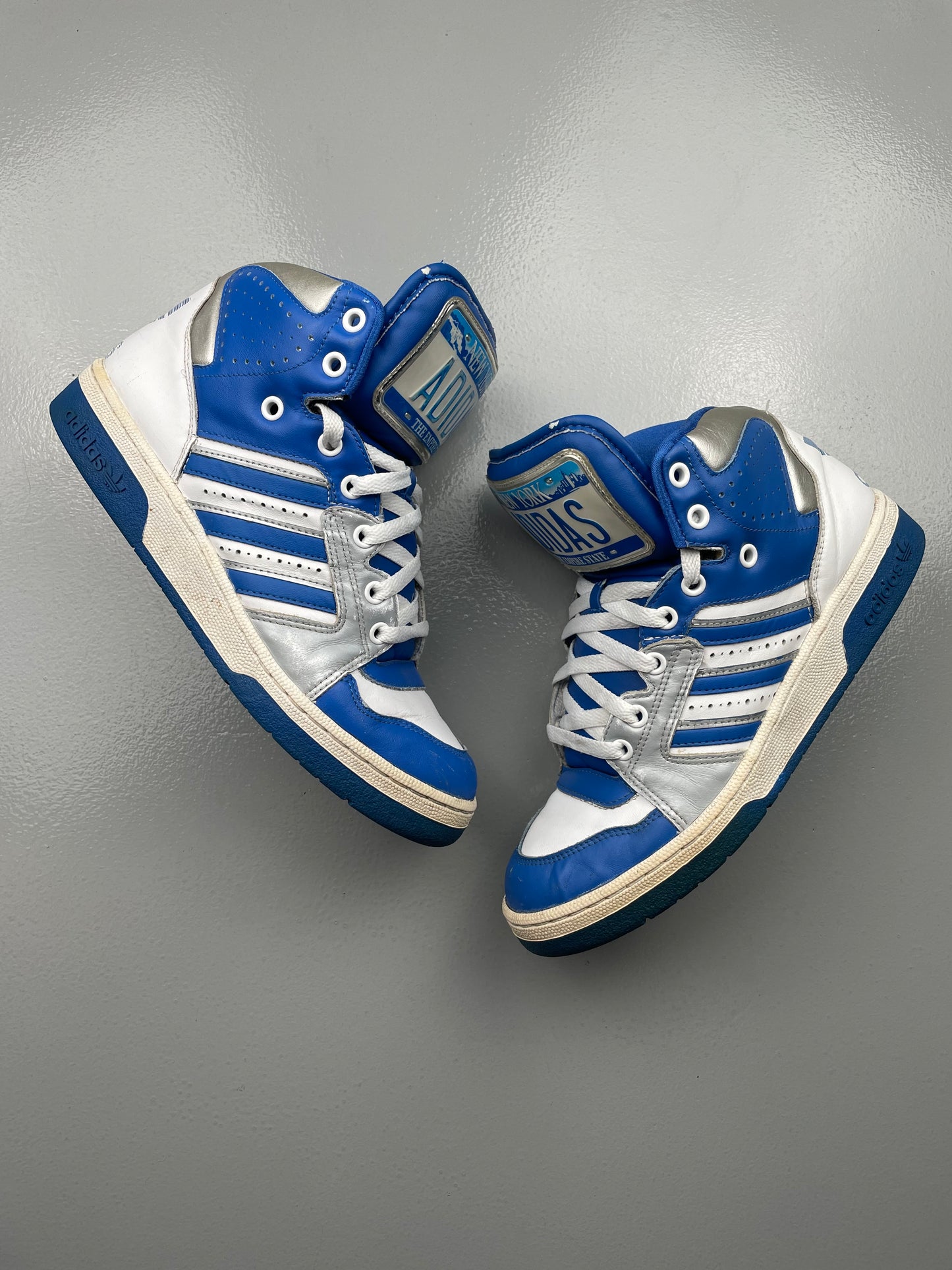 adidas Originals by Jeremy Scott A/W 2010 JS License Plate New York - size 42 2/3