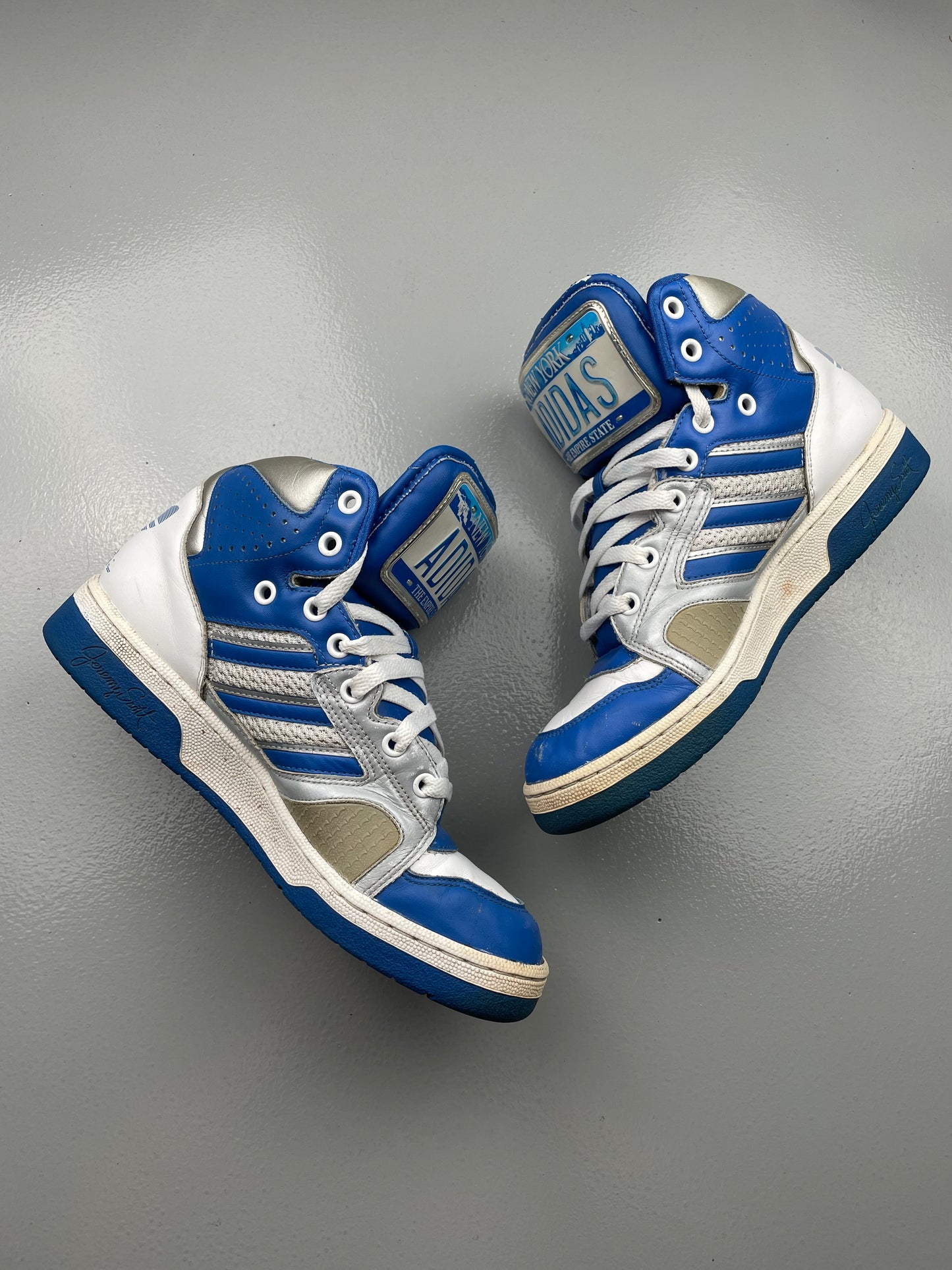 adidas Originals by Jeremy Scott A/W 2010 JS License Plate New York - size 42 2/3