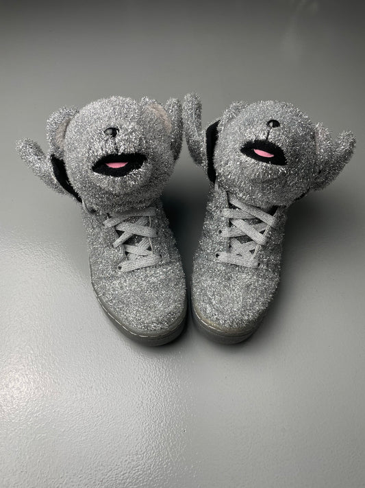 adidas Originals by Jeremy Scott A/W 2013 JS Bear "Tinsel" - size 41 1/3