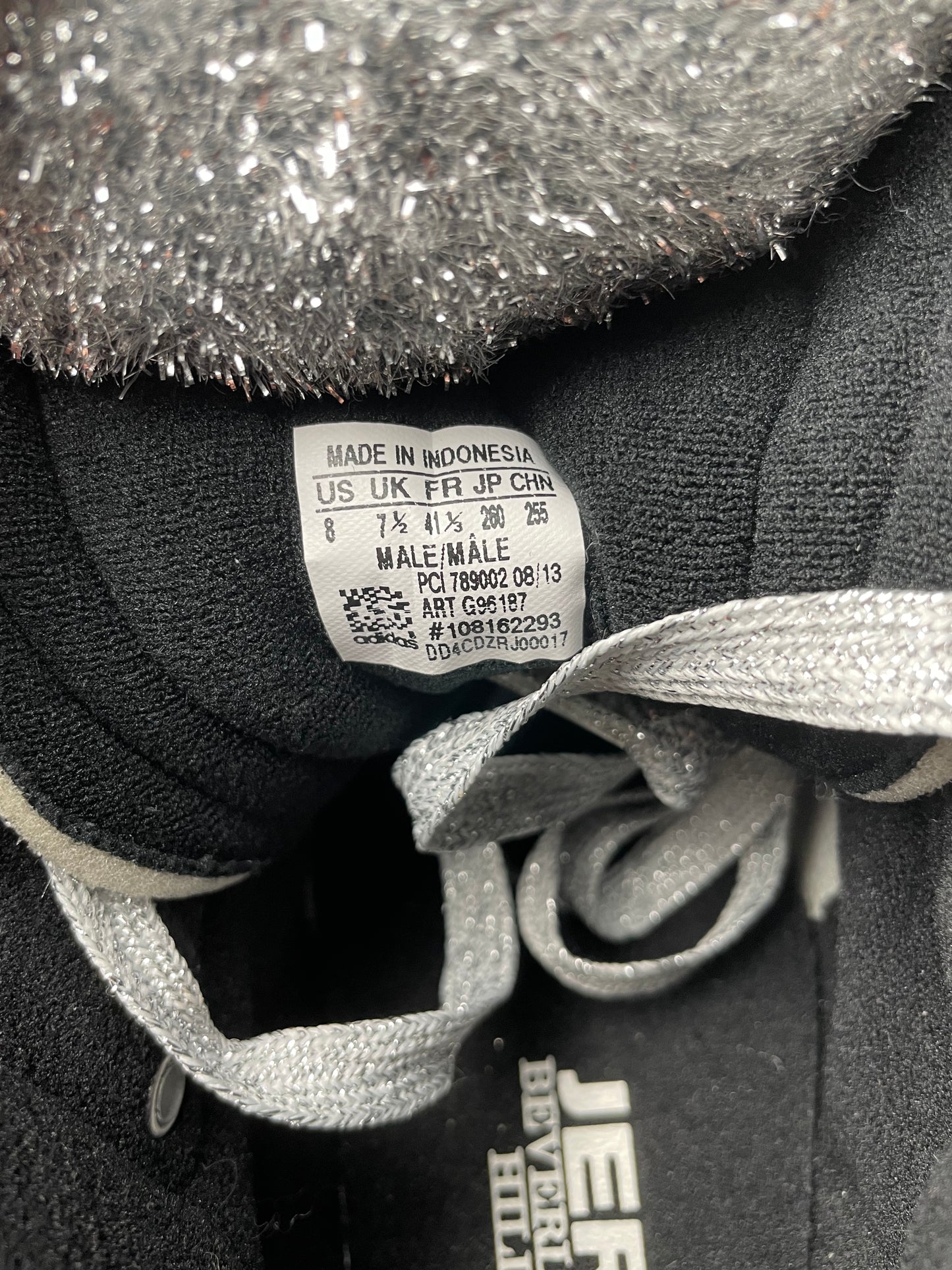 adidas Originals by Jeremy Scott A/W 2013 JS Bear "Tinsel" - size 41 1/3