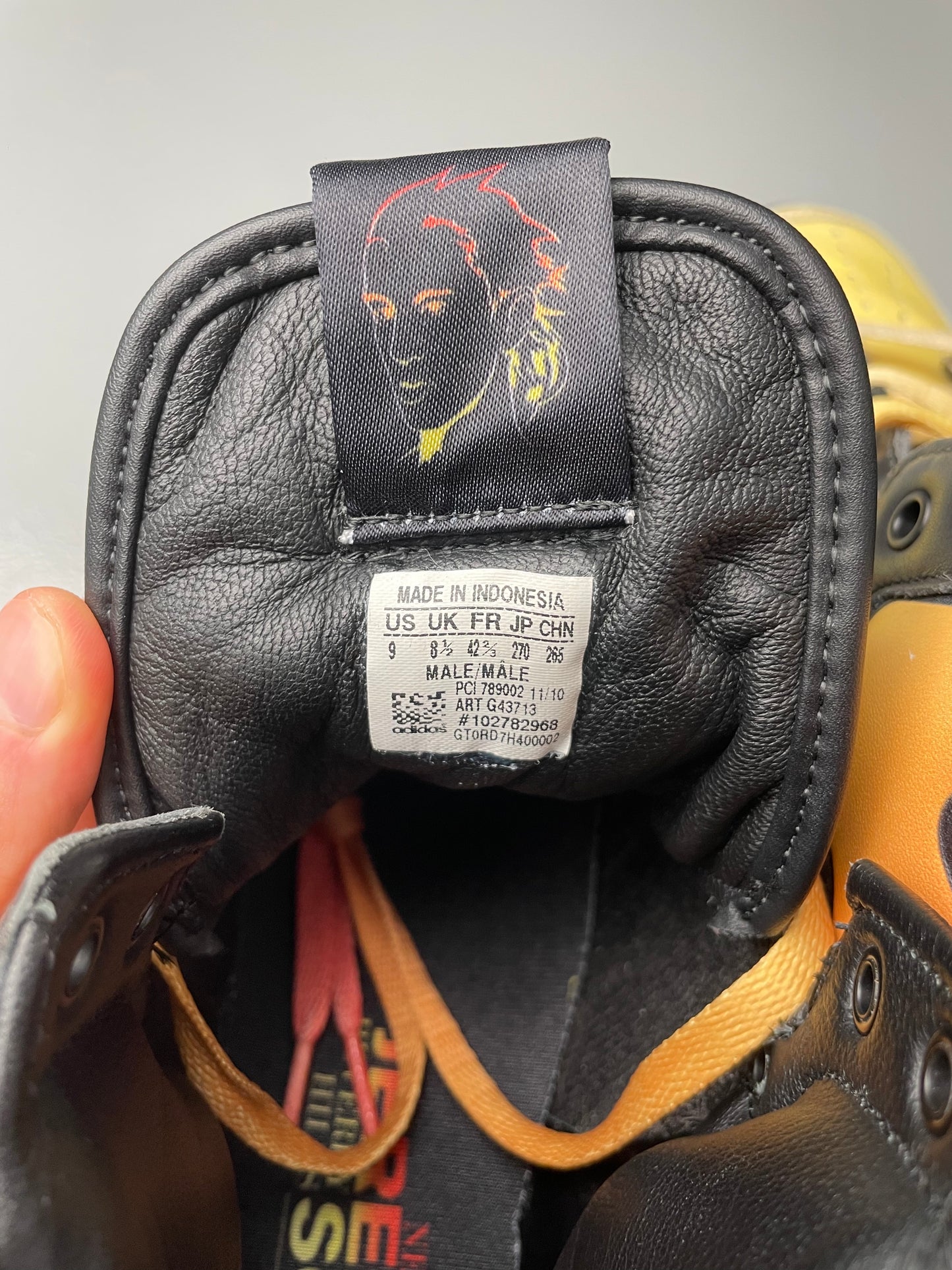 adidas Originals by Jeremy Scott S/S 2011 JS Flames - size 42 2/3