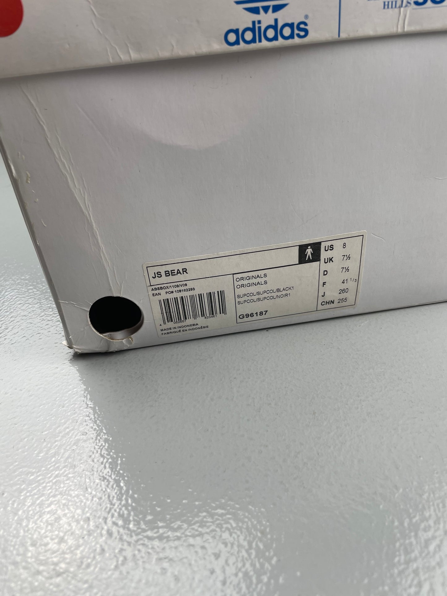 adidas Originals by Jeremy Scott A/W 2013 JS Bear "Tinsel" - size 41 1/3