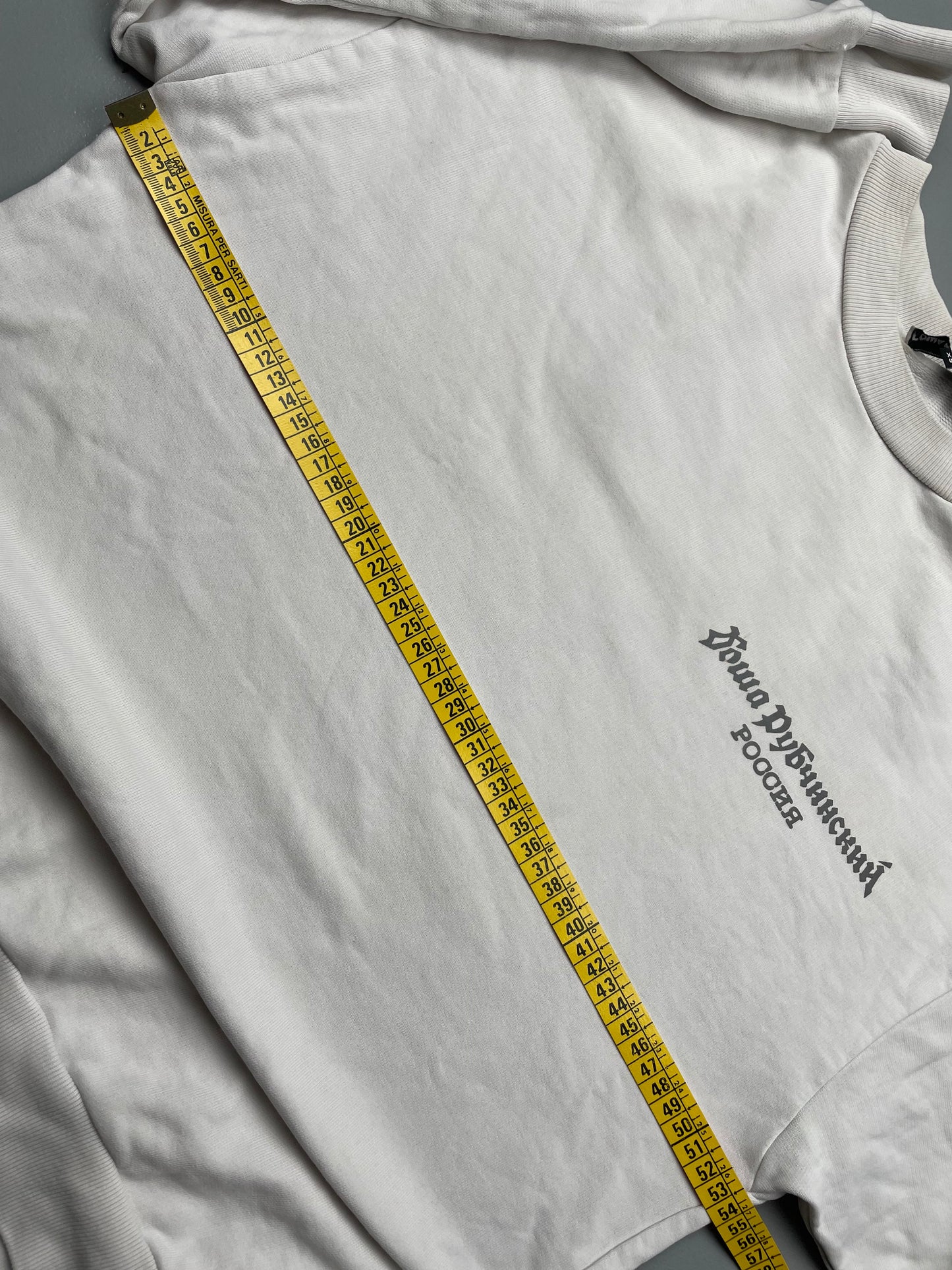 Gosha Rubchinskiy A/W 2017 reflective logo crewneck - size XS