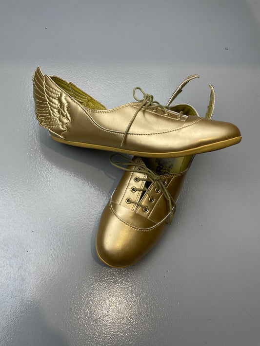 adidas Originals by Jeremy Scott S/S 2014 JS Wings Easy Five Gold - size 38 2/3