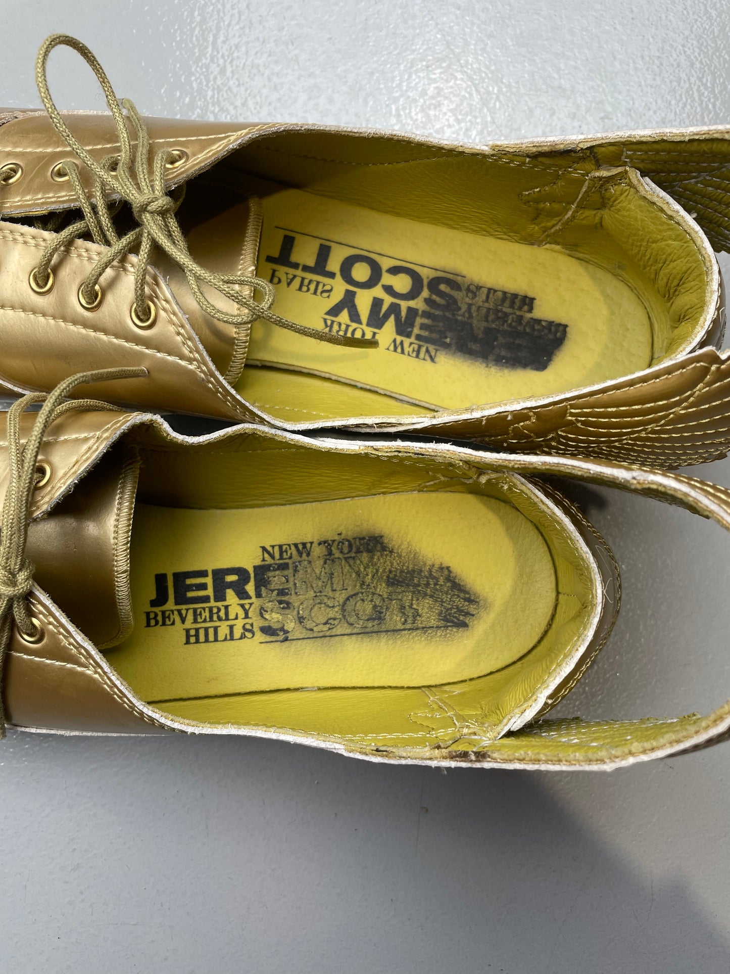 adidas Originals by Jeremy Scott S/S 2014 JS Wings Easy Five Gold - size 38 2/3