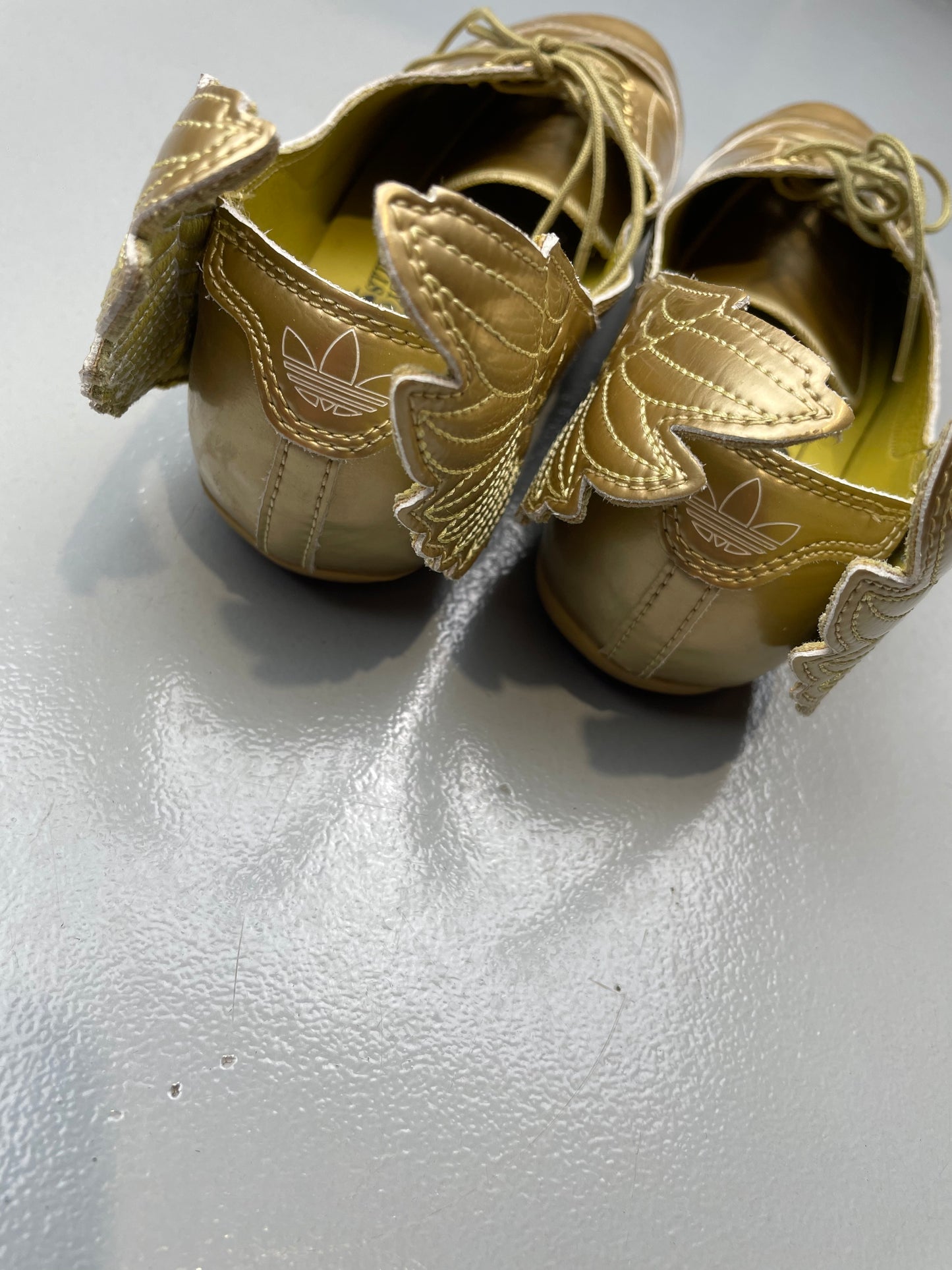 adidas Originals by Jeremy Scott S/S 2014 JS Wings Easy Five Gold - size 38 2/3