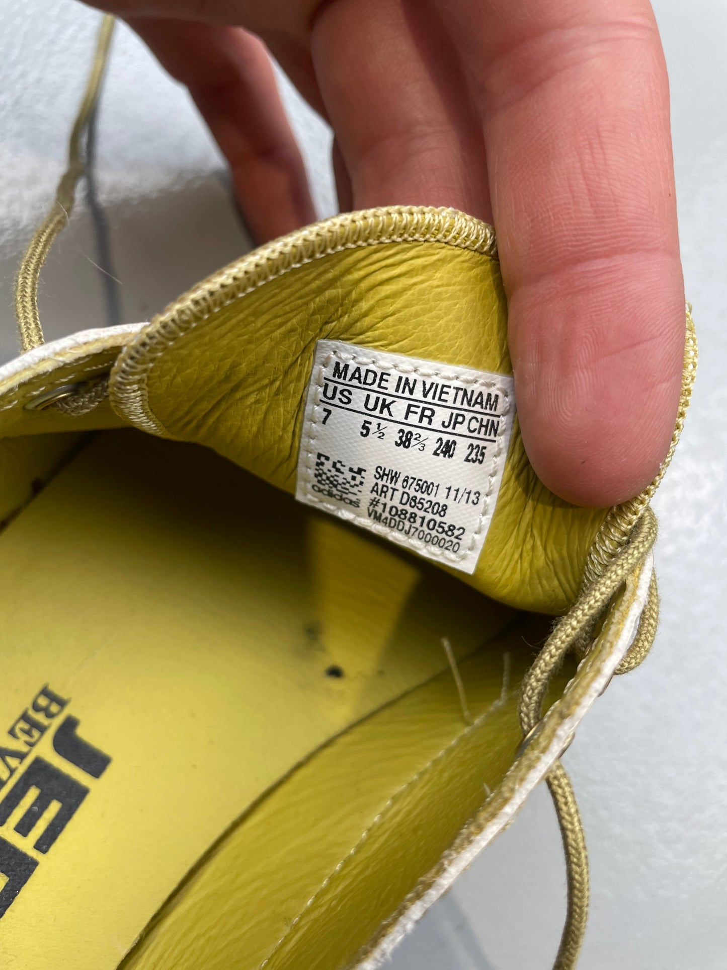 adidas Originals by Jeremy Scott S/S 2014 JS Wings Easy Five Gold - size 38 2/3