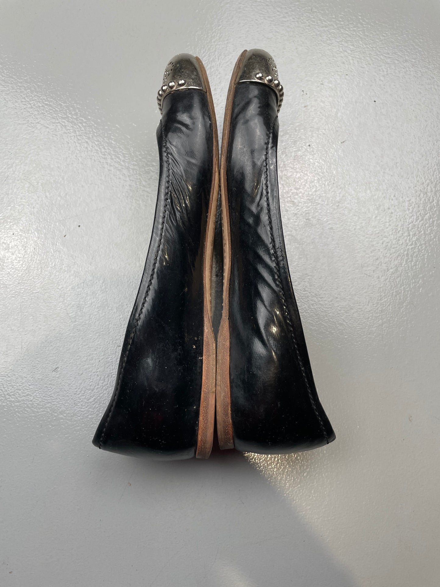 Miu Miu metal toe flats - size 37