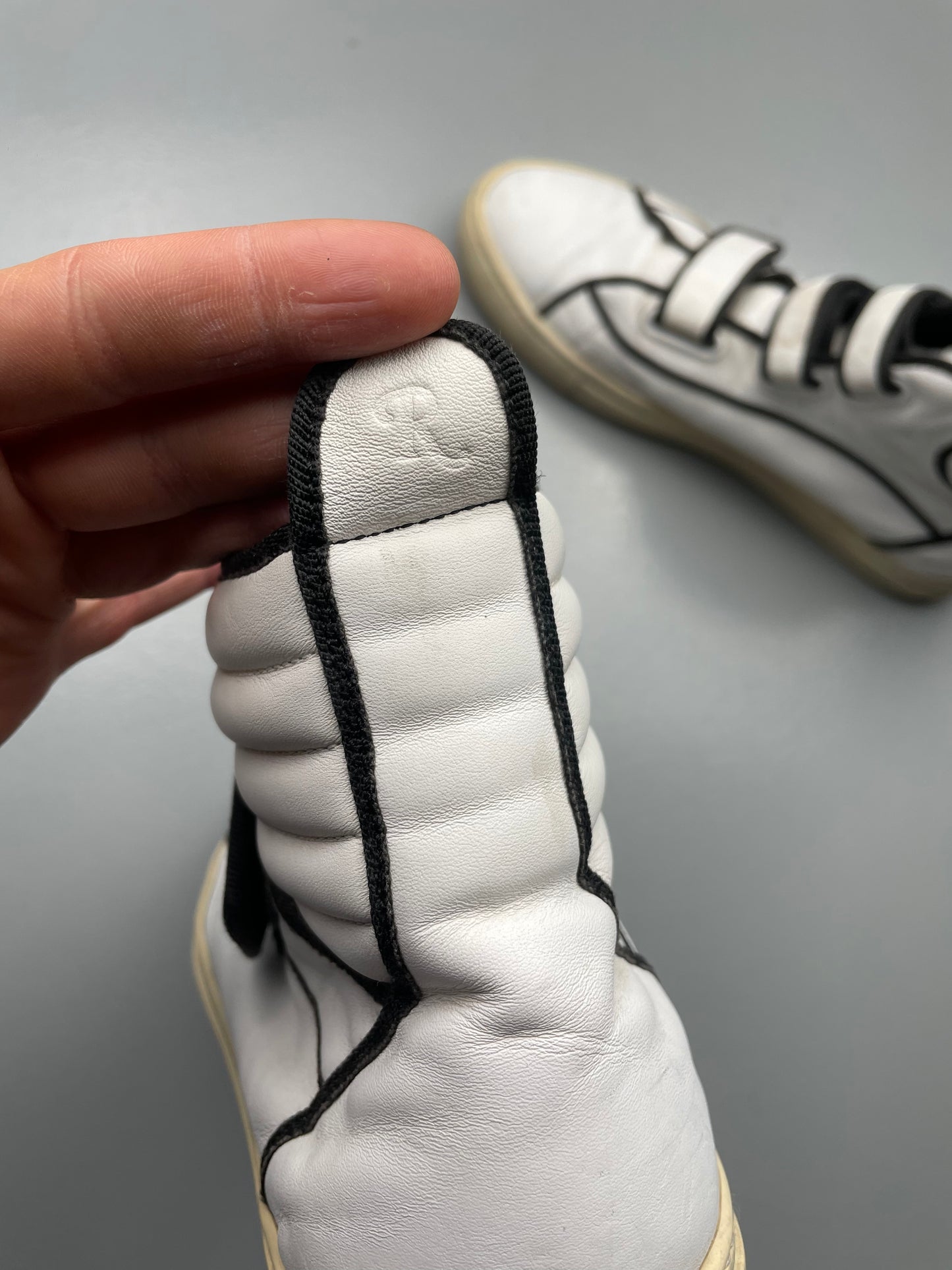 Raf Simons Carry Over Velcro Sneaker (white) - size 45