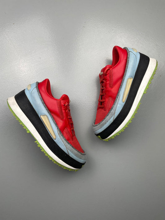 Adidas X Raf Simons S/S 2015 Platform Lace (red) - size 43 1/3