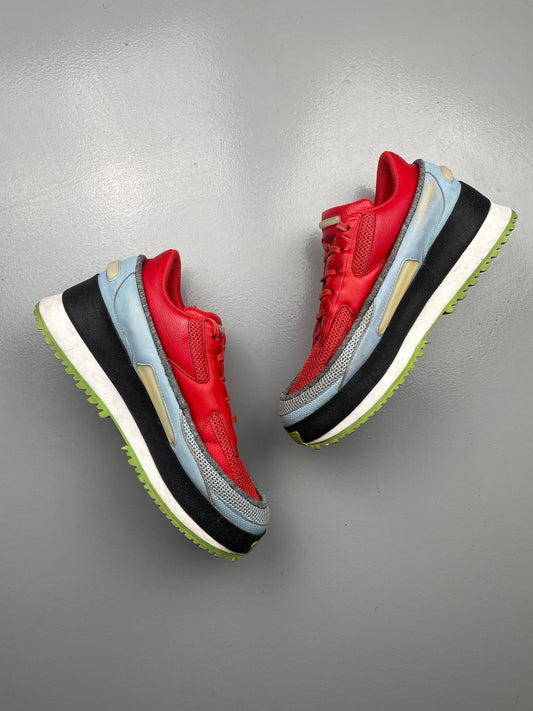Adidas X Raf Simons S/S 2015 Platform Lace (red) - size 43 1/3