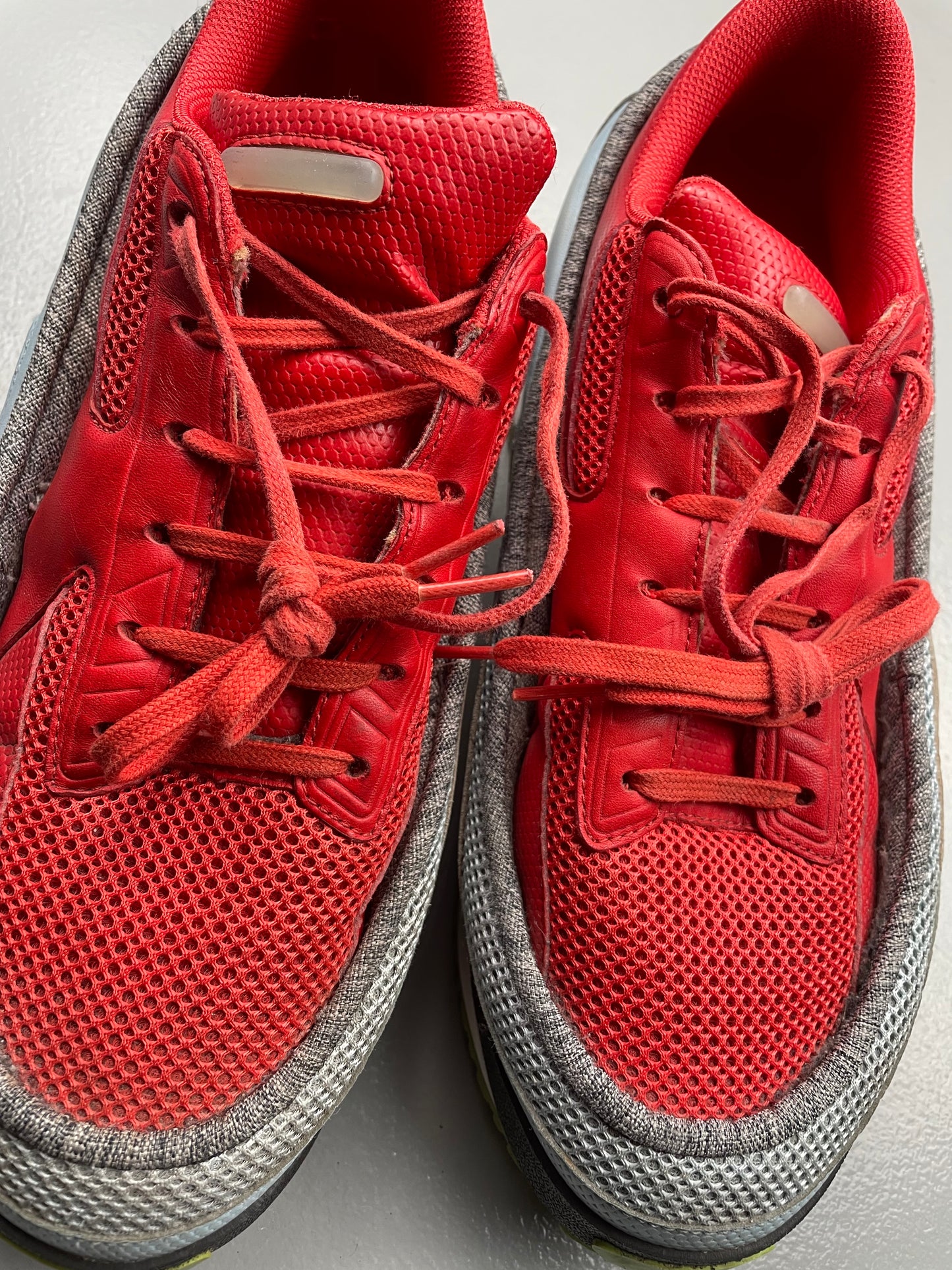 Adidas X Raf Simons S/S 2015 Platform Lace (red) - size 43 1/3