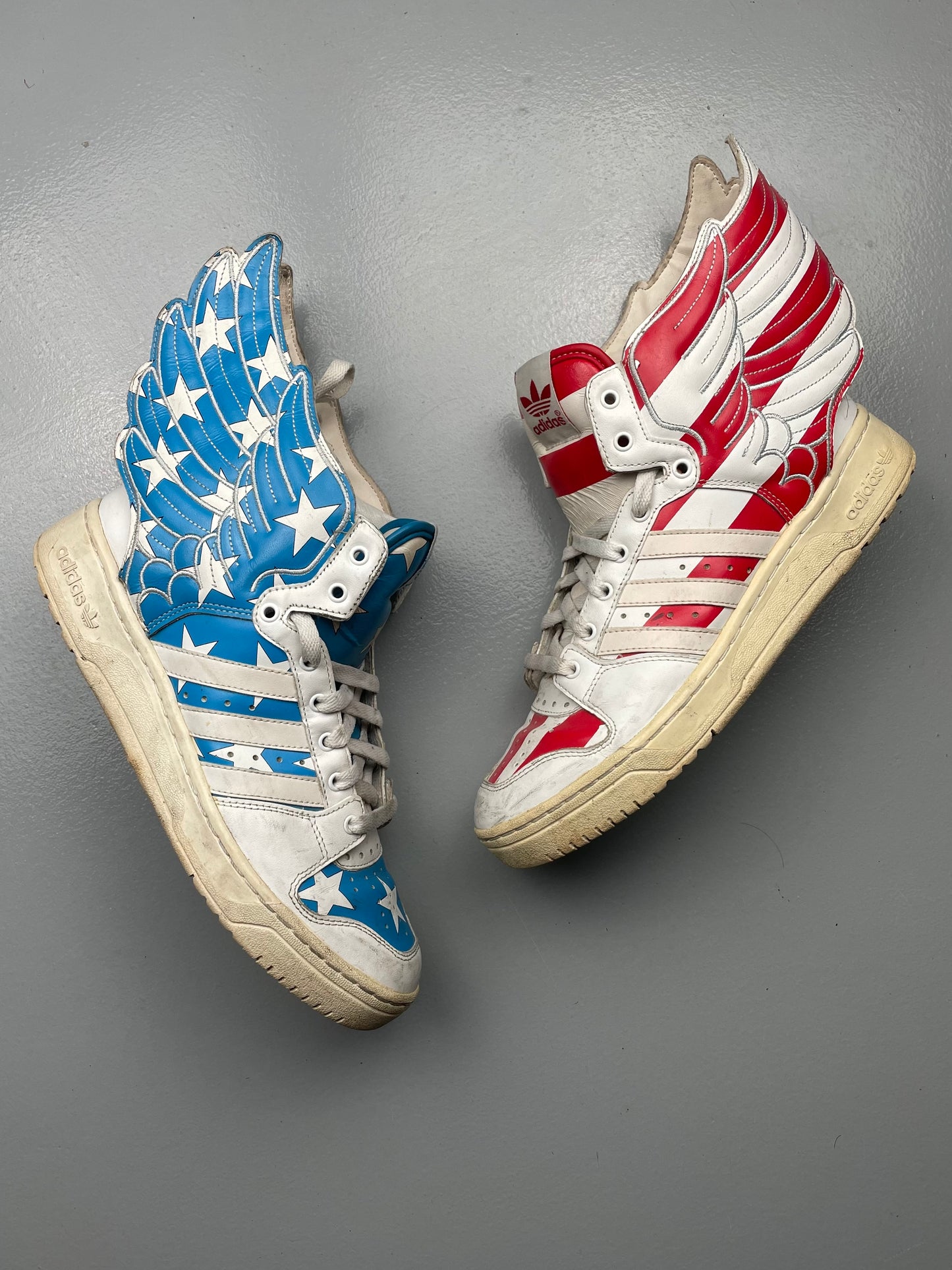 adidas Originals by Jeremy Scott S/S 2012 JS Wings 2.0 "Stars & Stripes" - size 42 2/3
